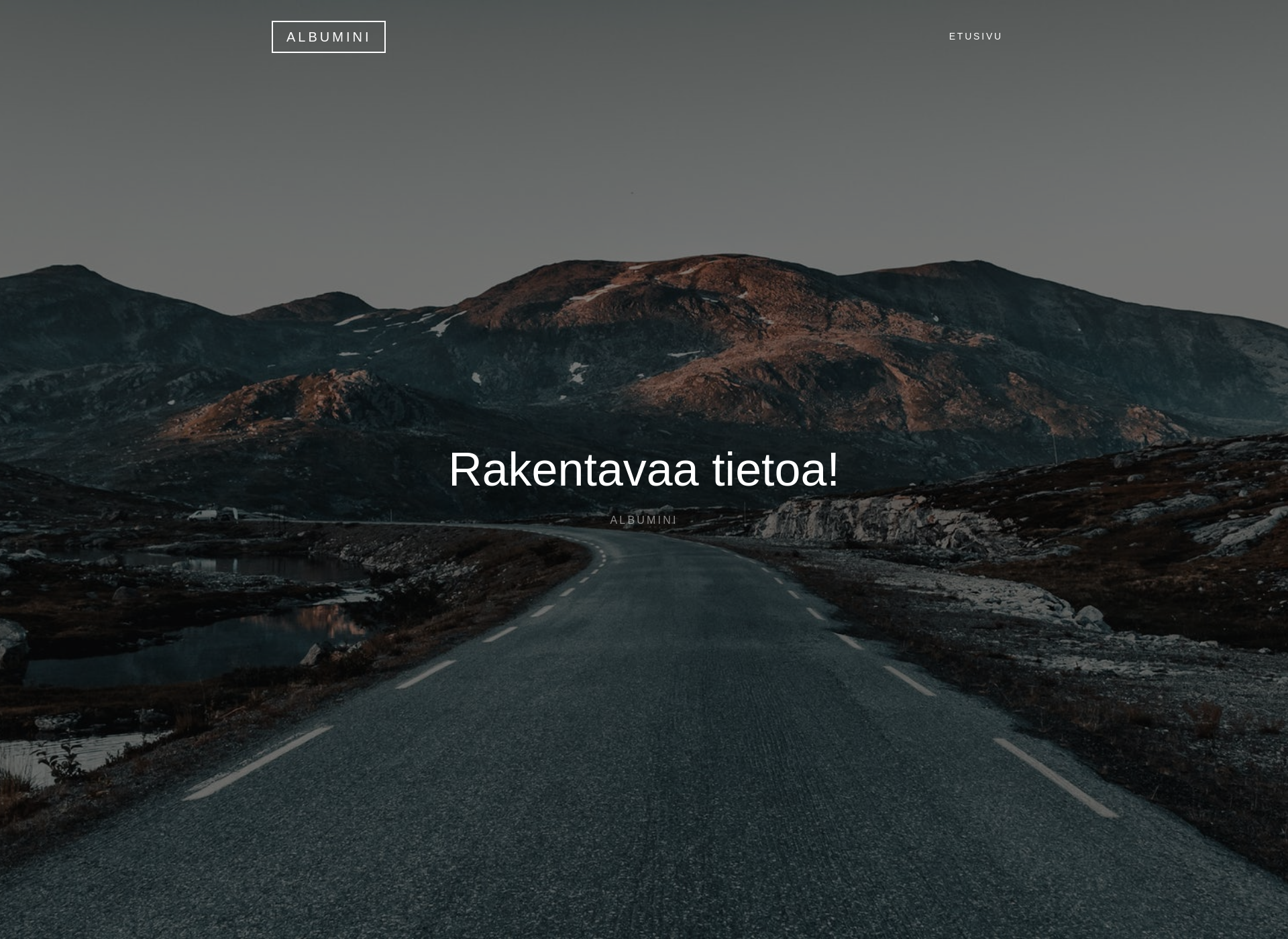 Screenshot for albumini.fi