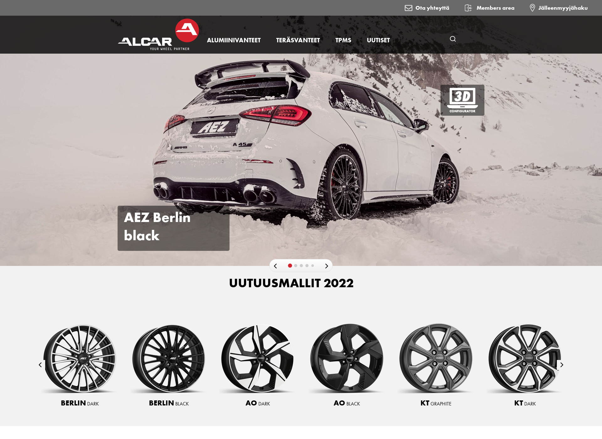 Screenshot for alcar.fi