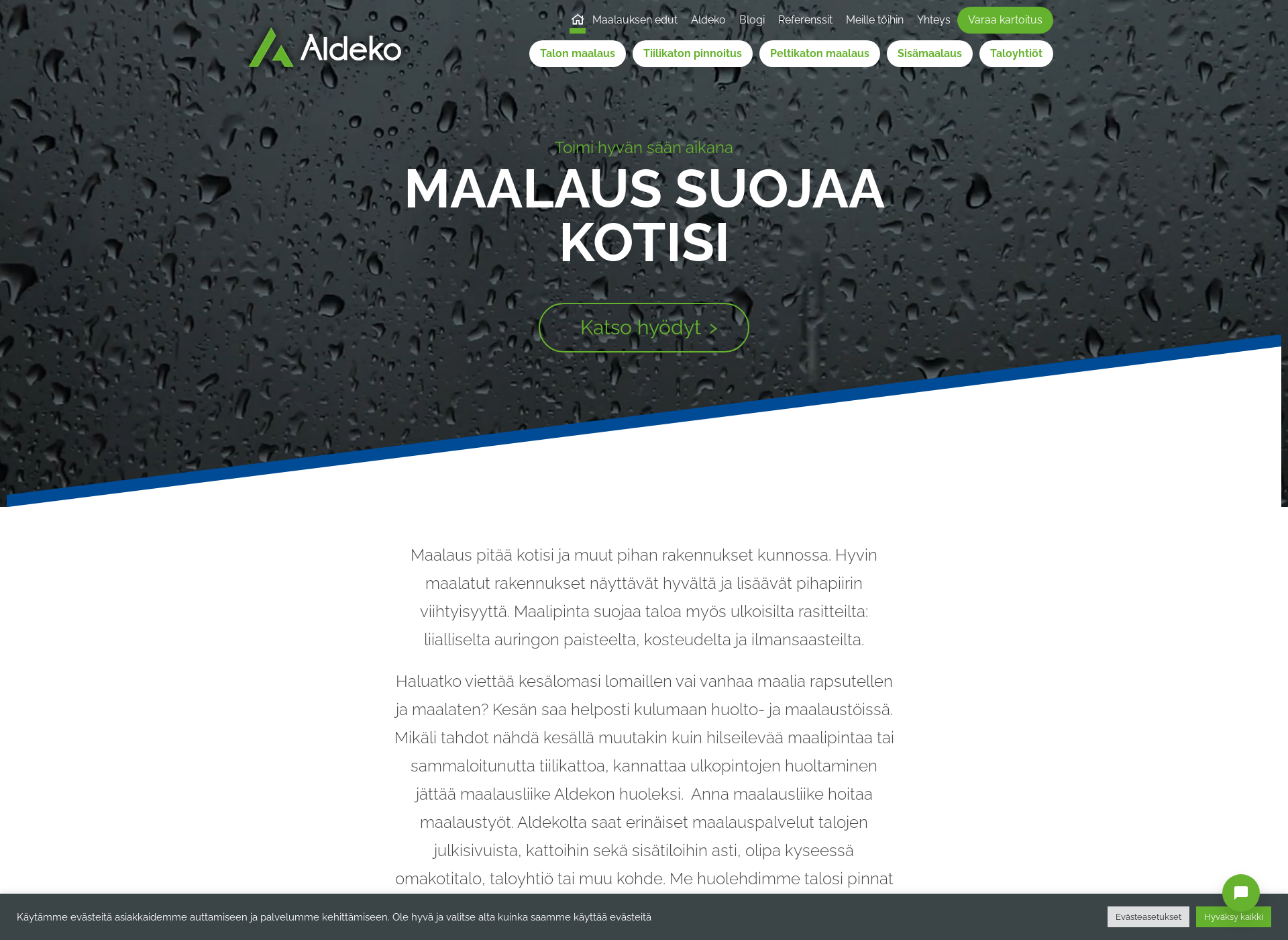 Screenshot for aldeko.fi