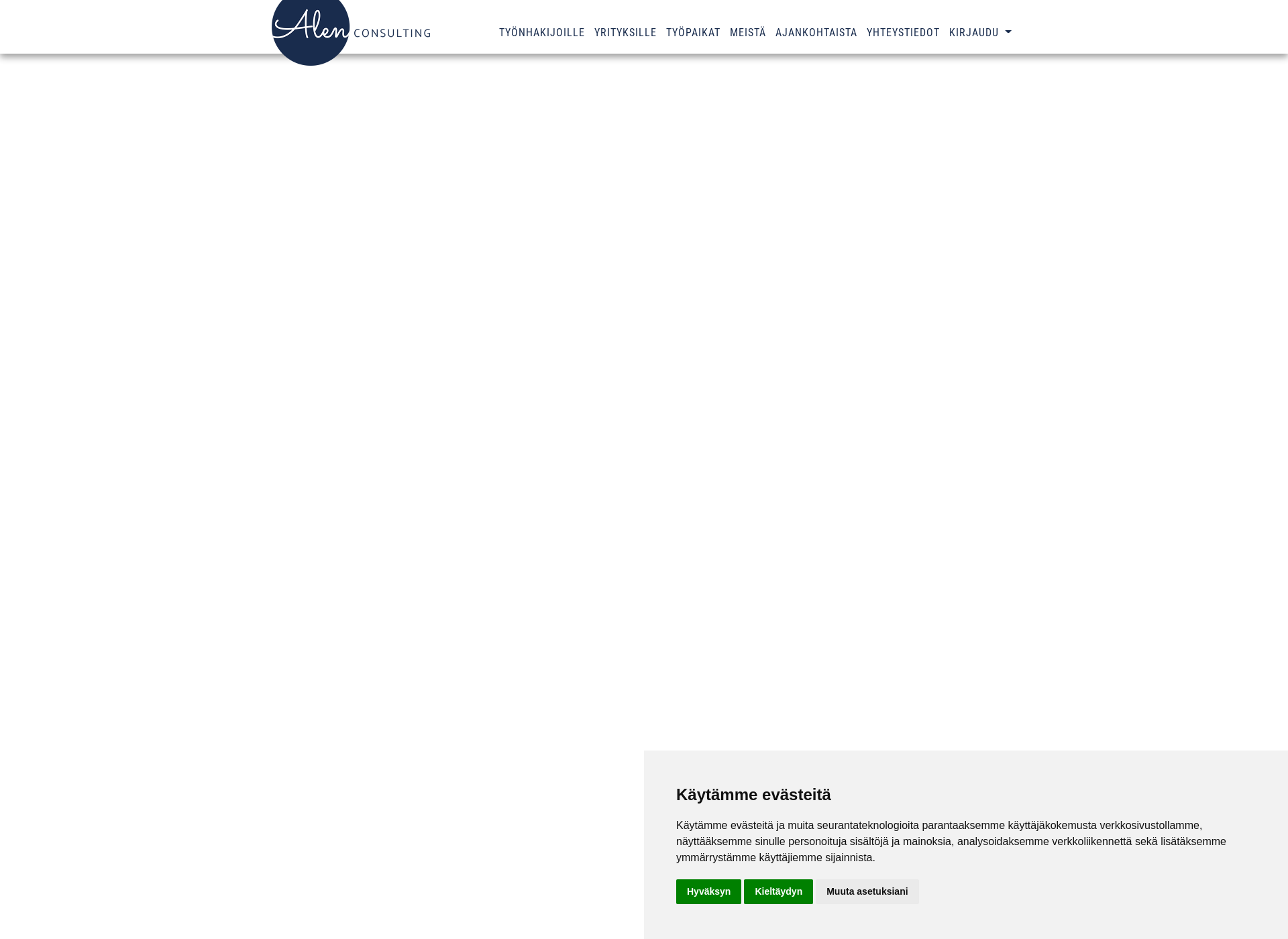 Screenshot for alenconsulting.fi