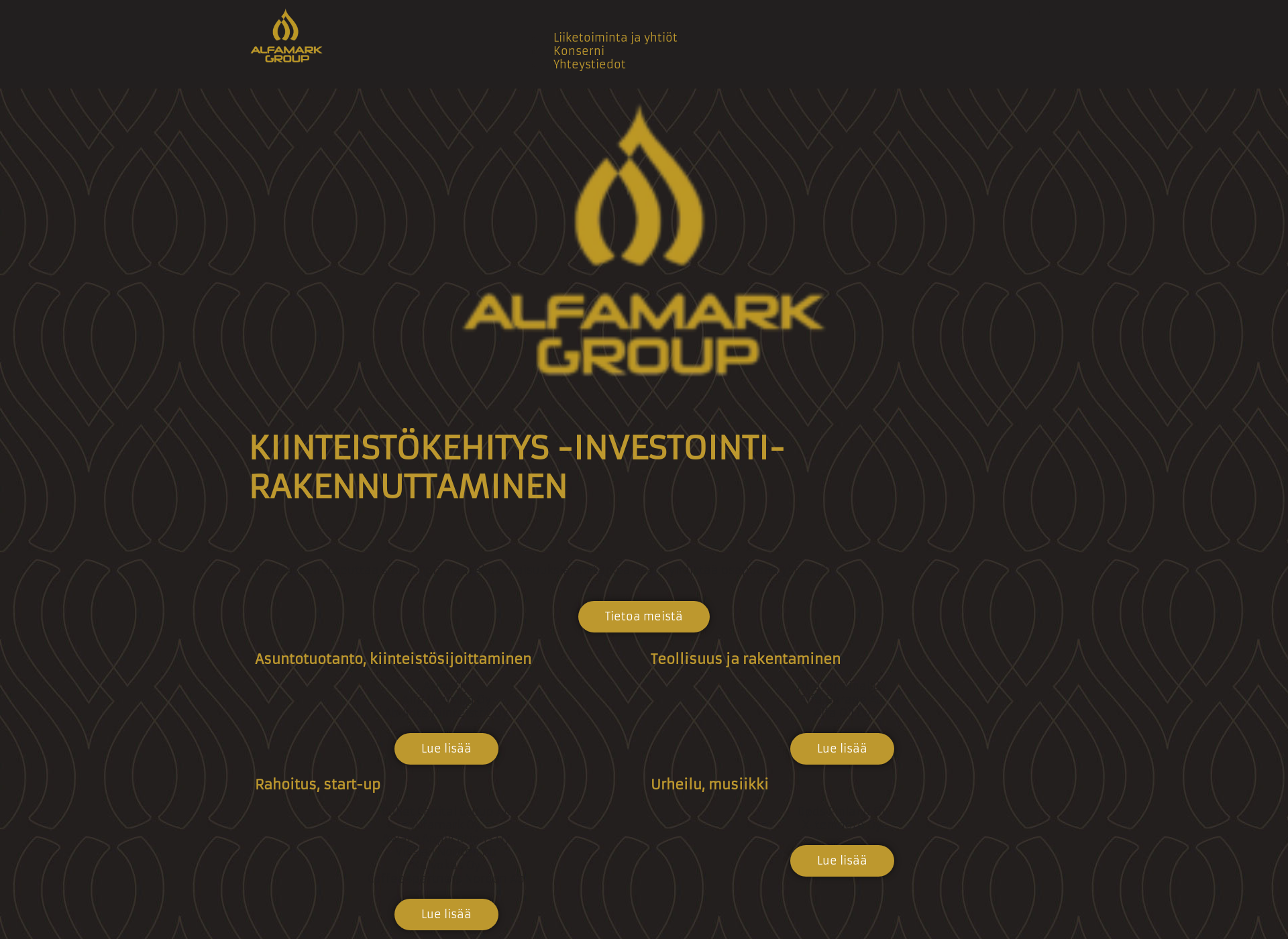 Skärmdump för alfamark.fi