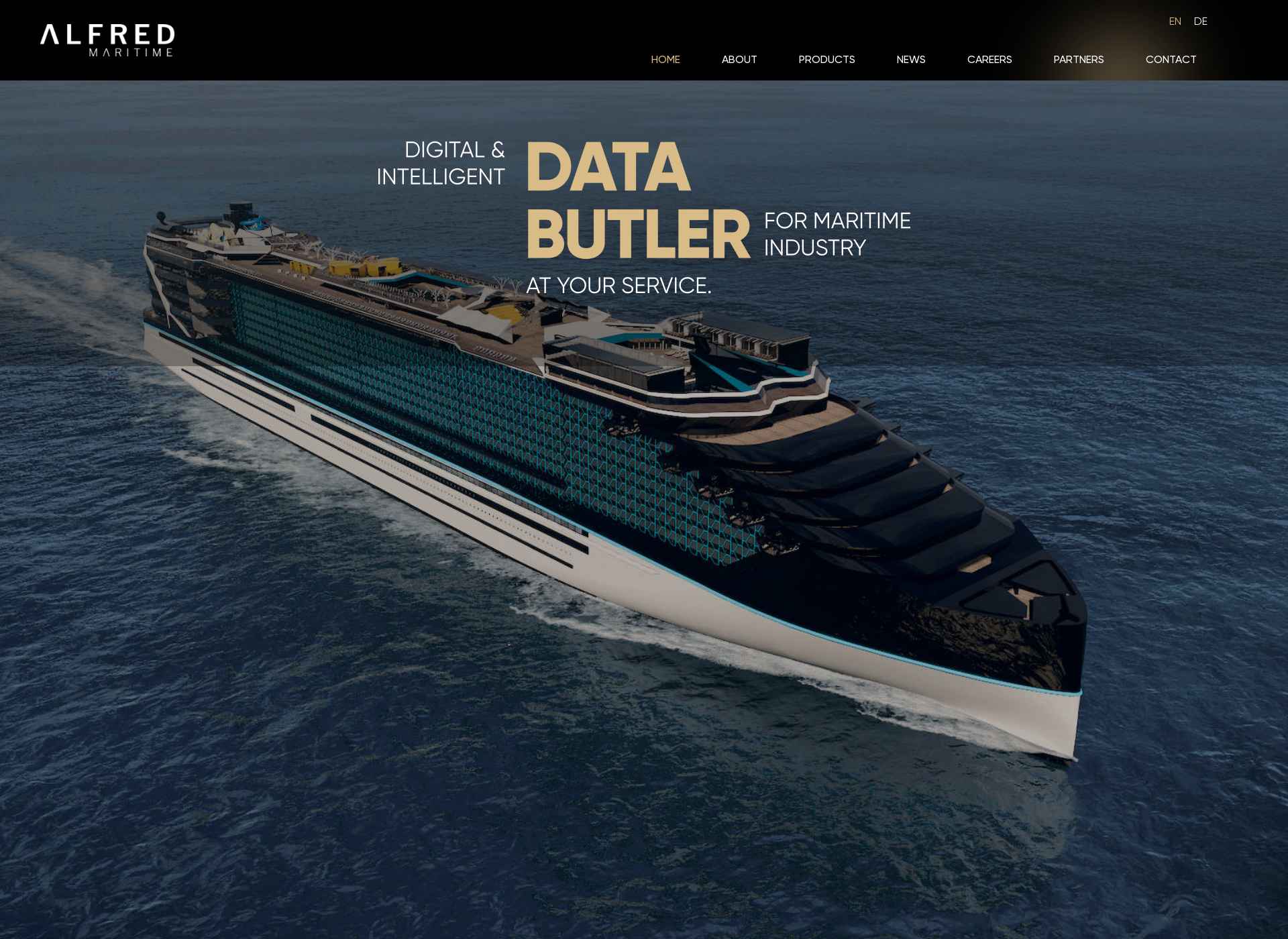 Screenshot for alfred-maritime.fi