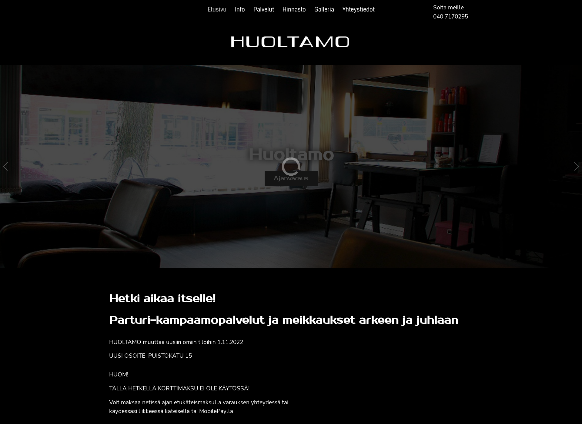 Screenshot for alisanhuoltamo.fi