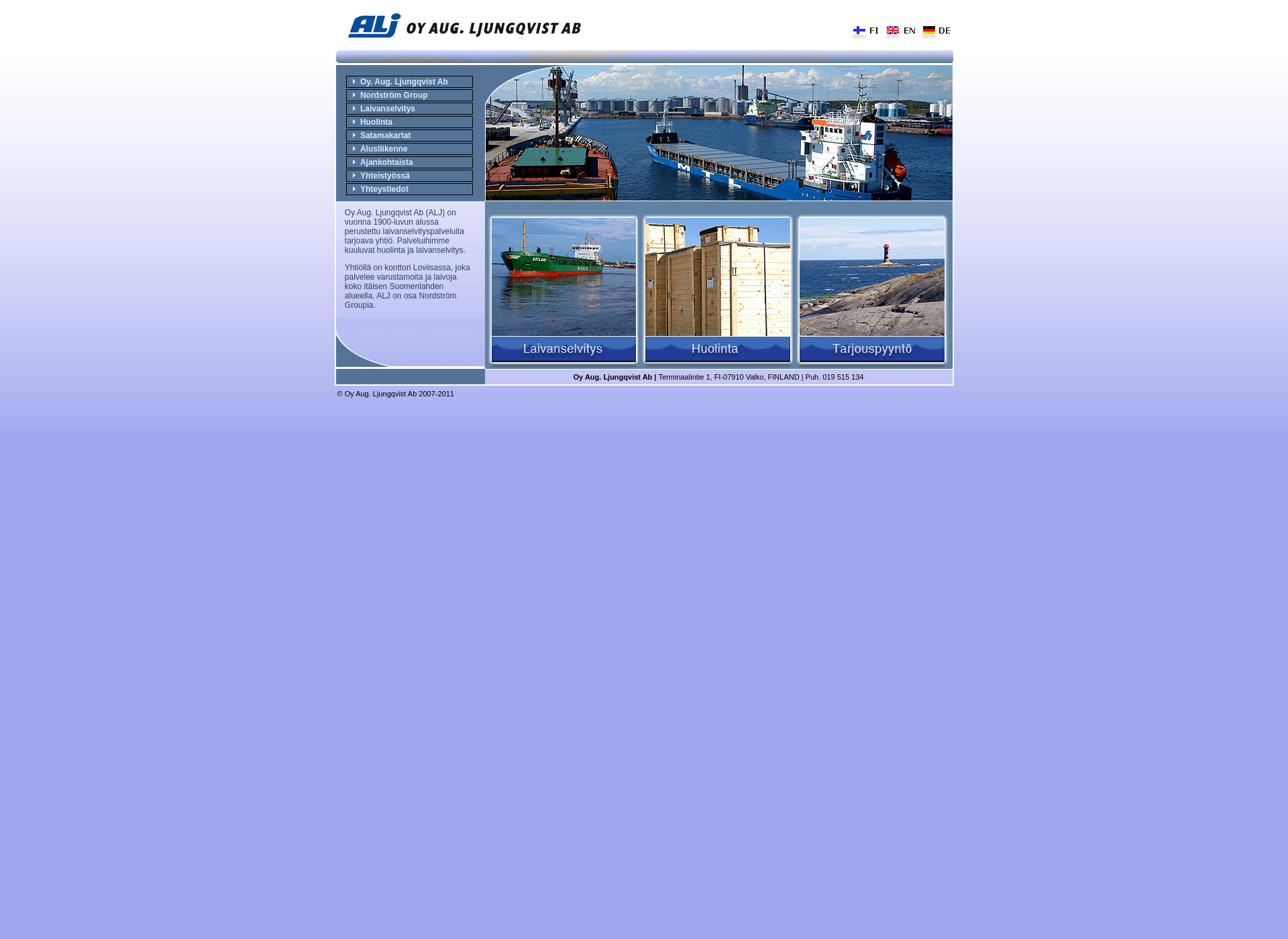 Screenshot for alj.fi