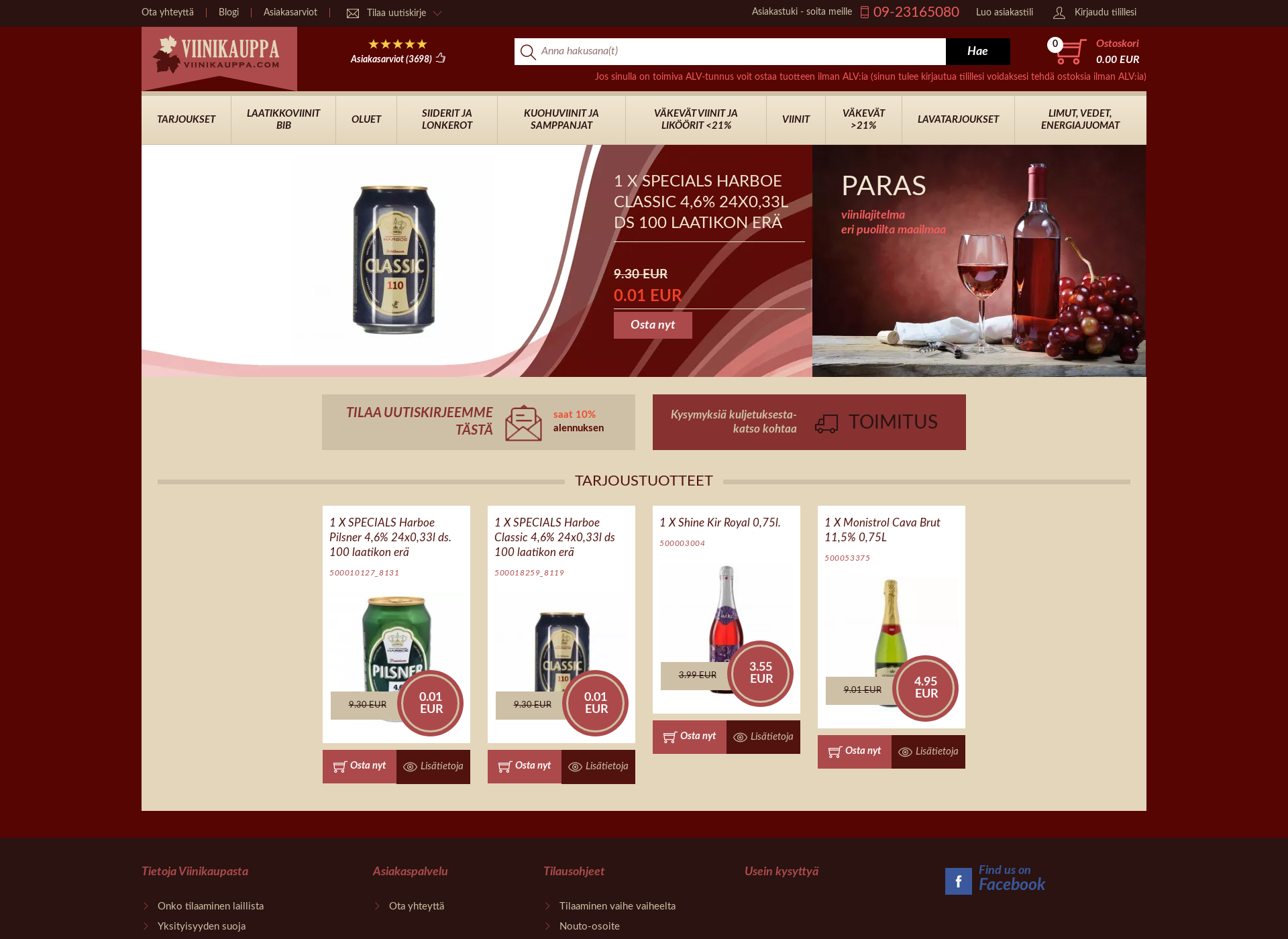 Screenshot for alkoholikotiin.fi