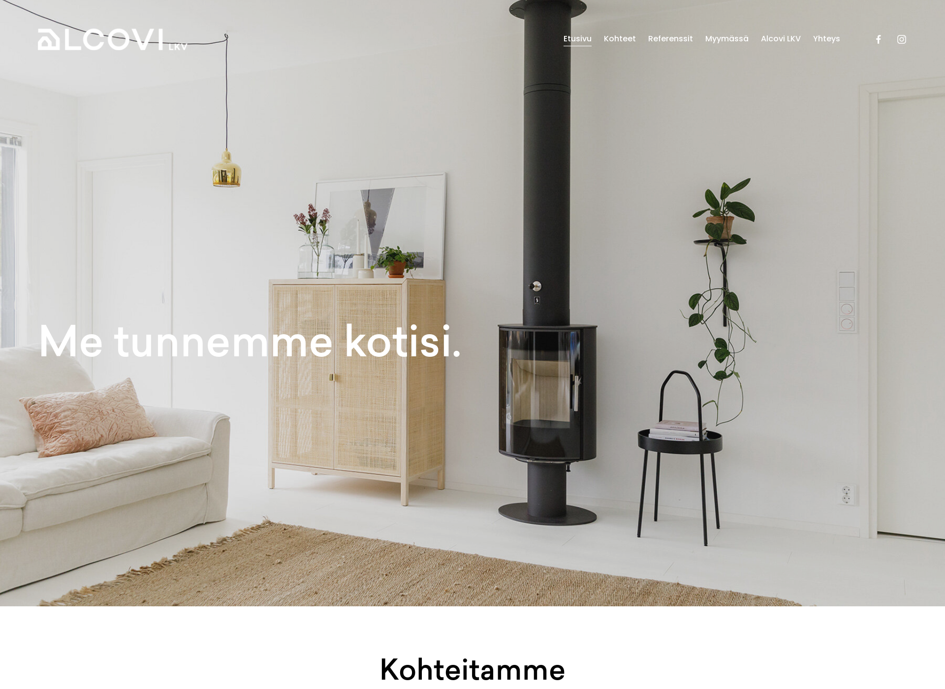 Skärmdump för alkovi.fi