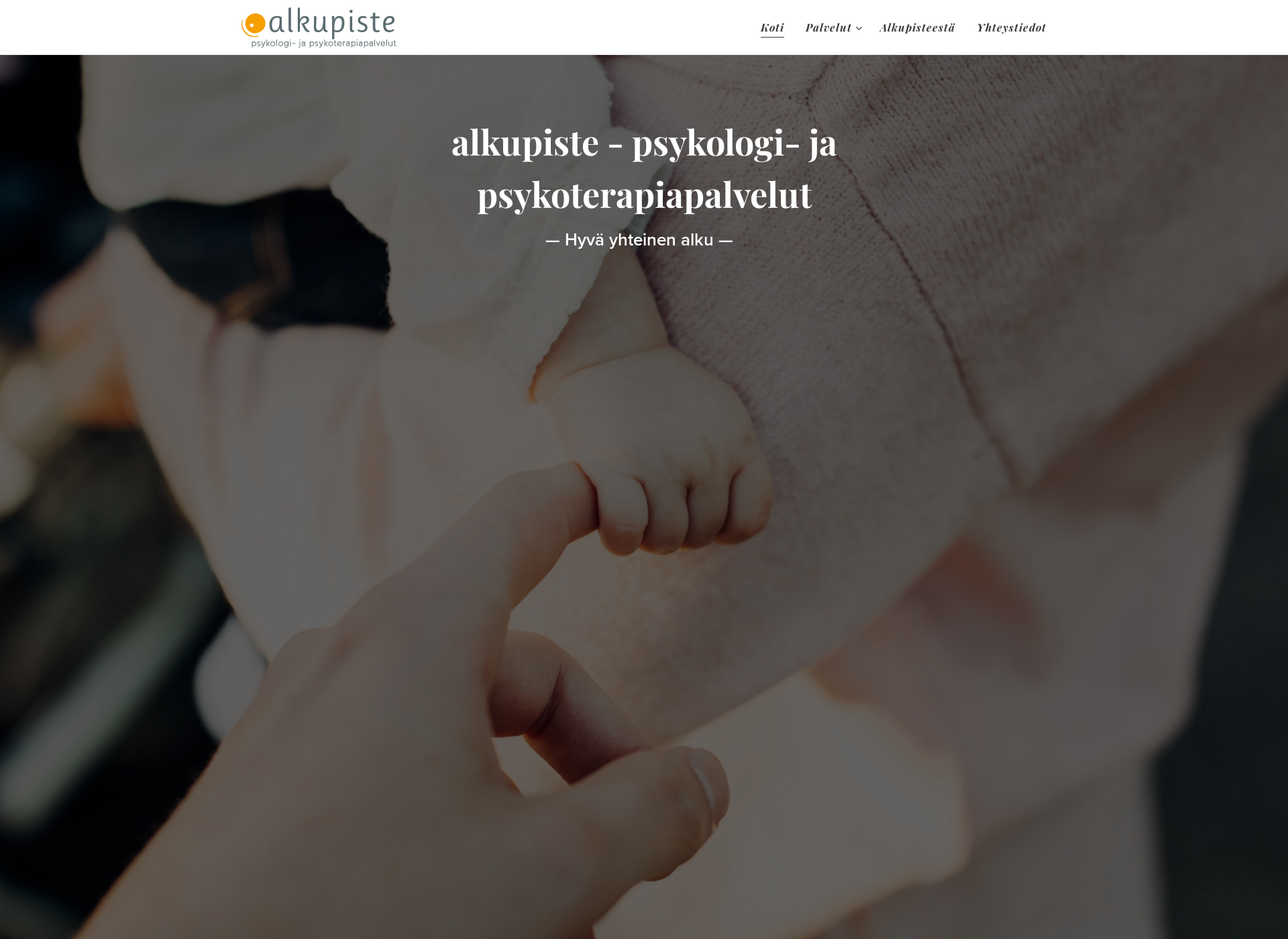 Skärmdump för alkupiste.fi