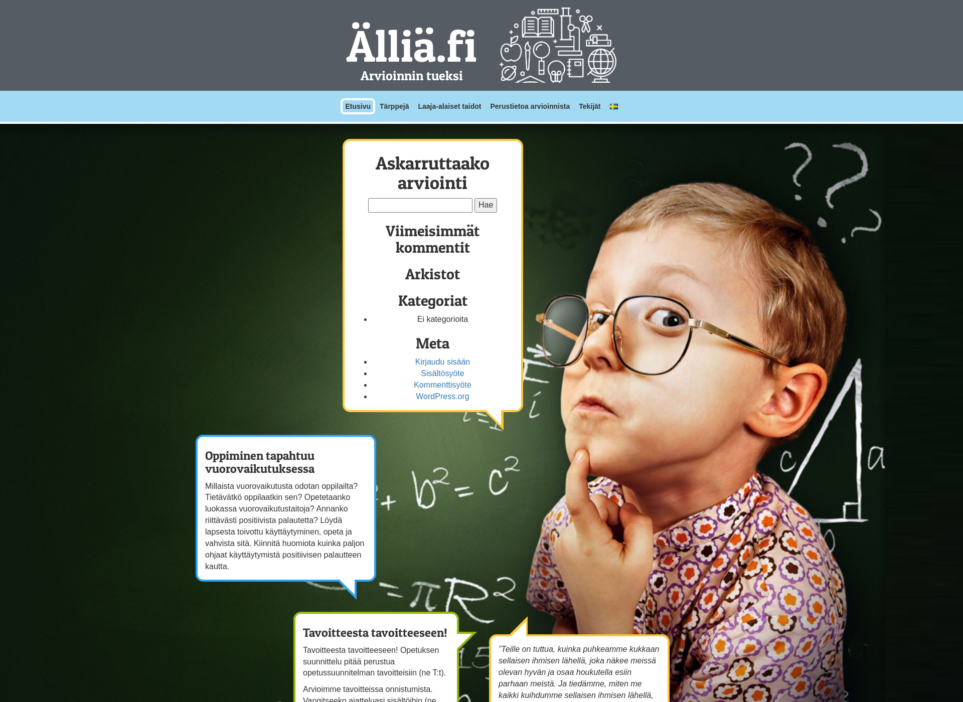 Screenshot for allia.fi