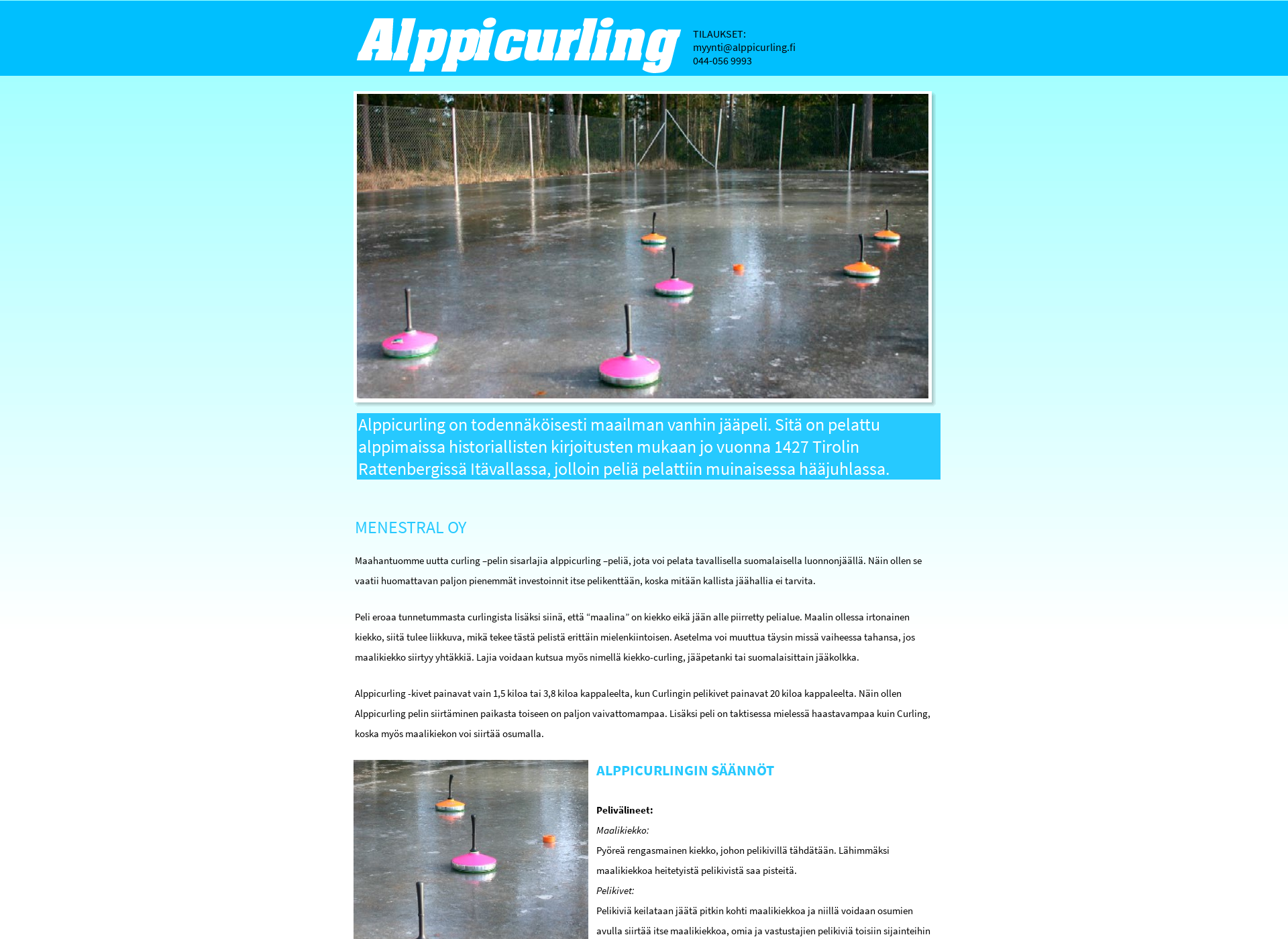 Screenshot for alppicurling.fi