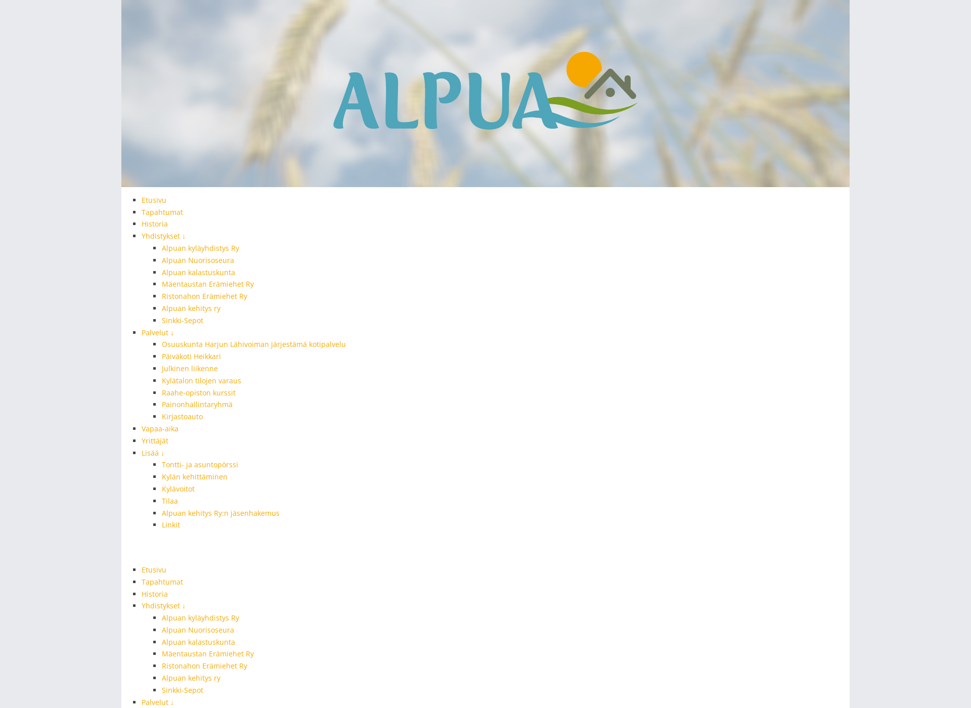 Screenshot for alpuanseutu.fi