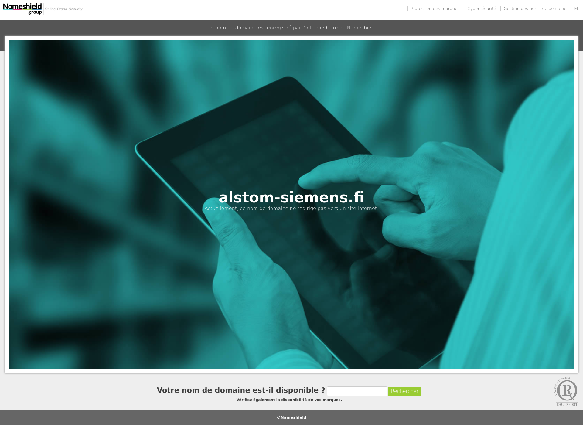 Screenshot for alstom-siemens.fi
