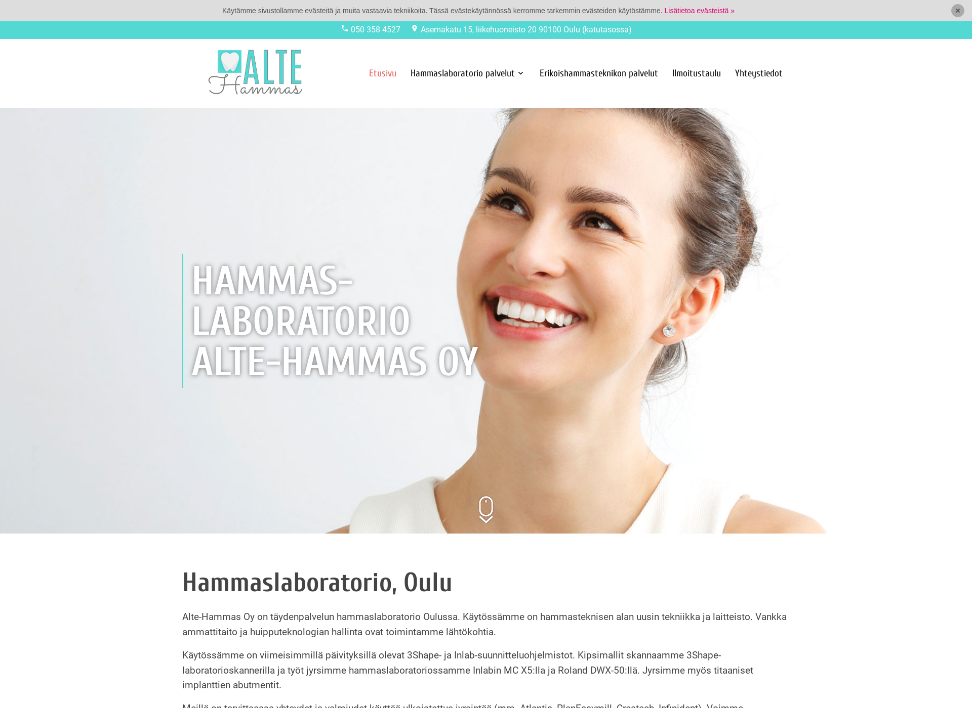 Skärmdump för alte-hammas.fi