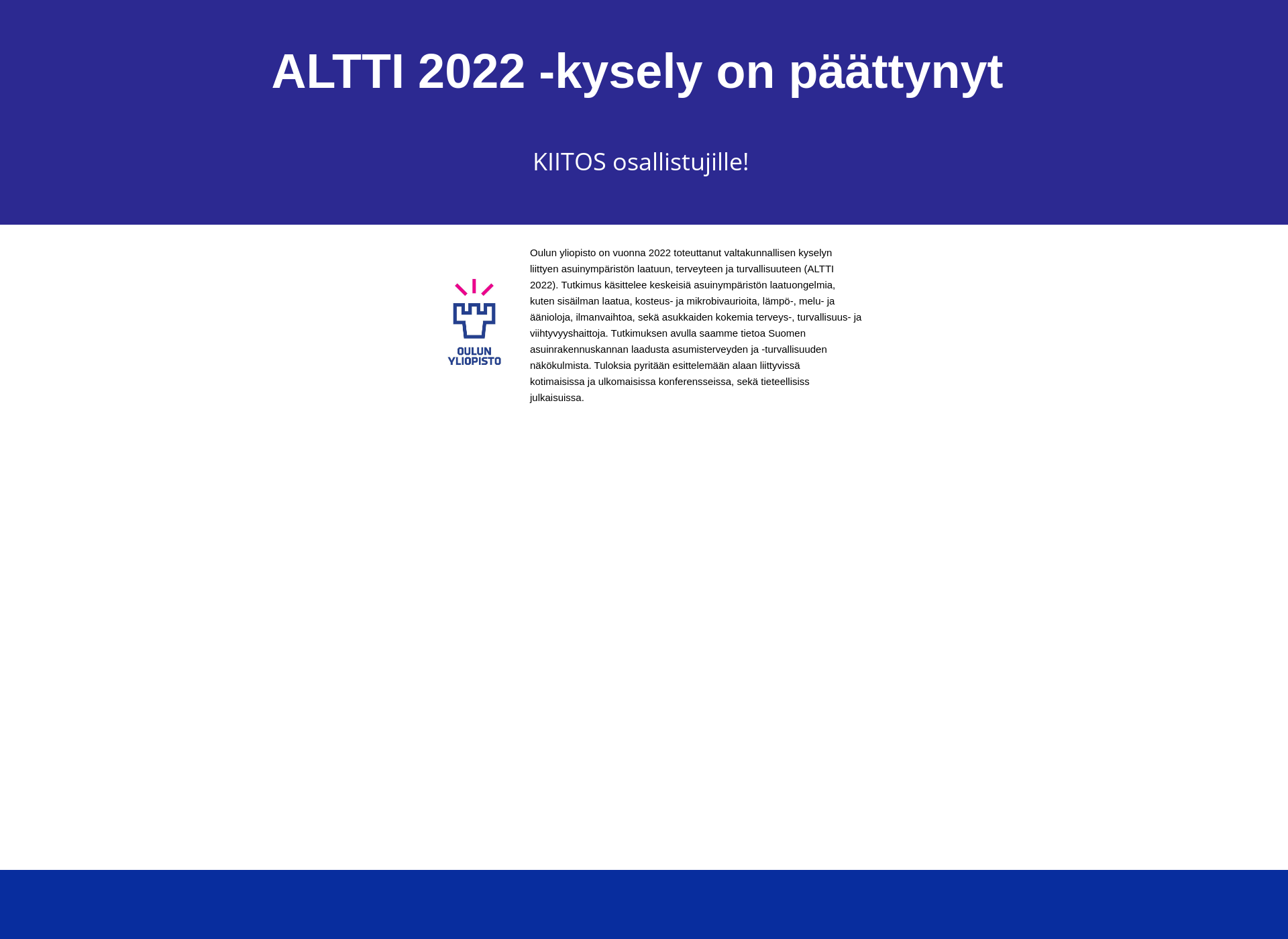 Skärmdump för altti2022.fi