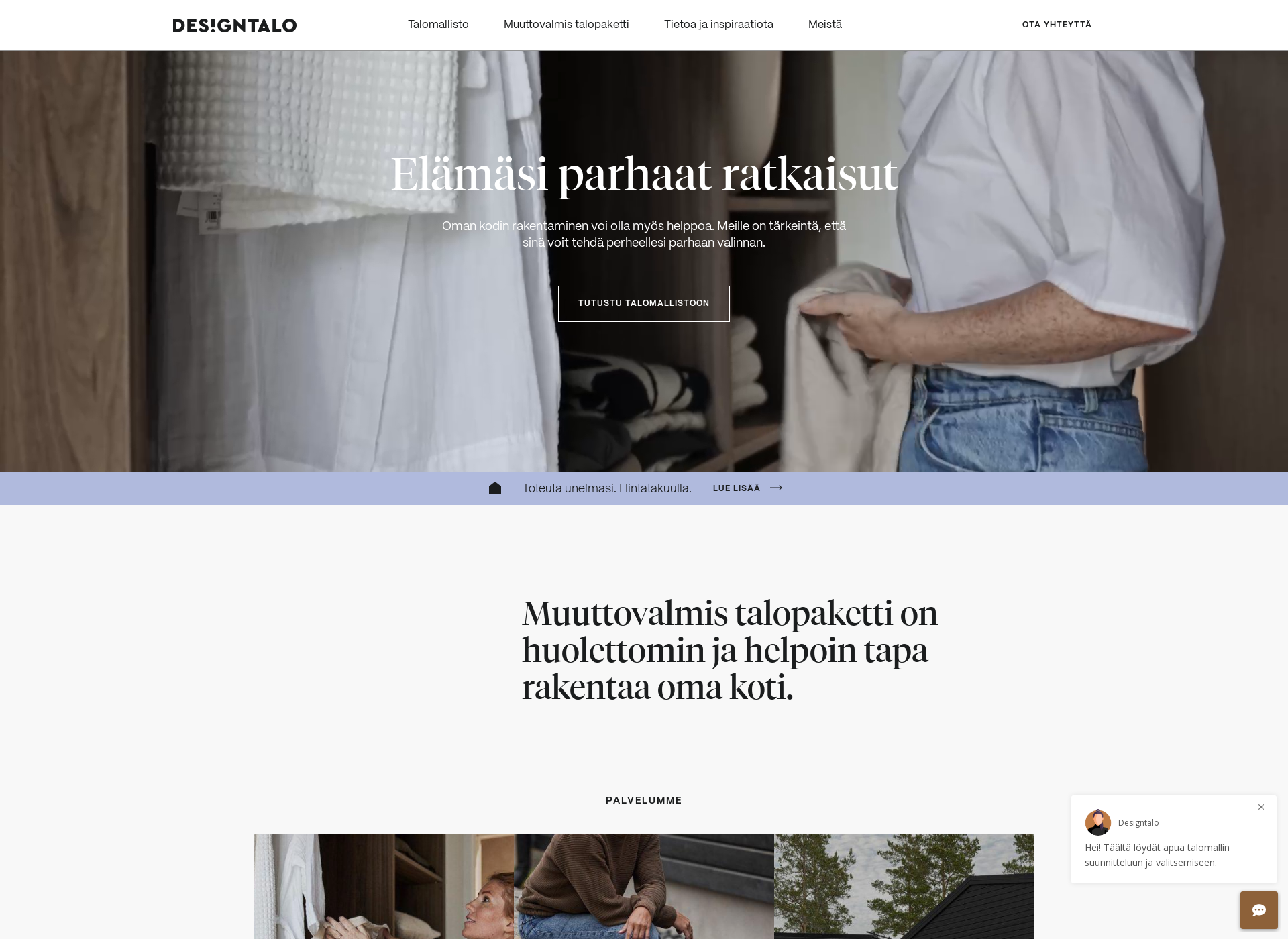 Screenshot for aluerakentaminen.fi