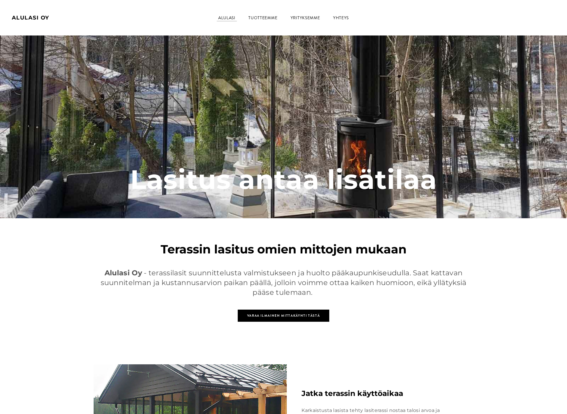 Skärmdump för alulasi.fi