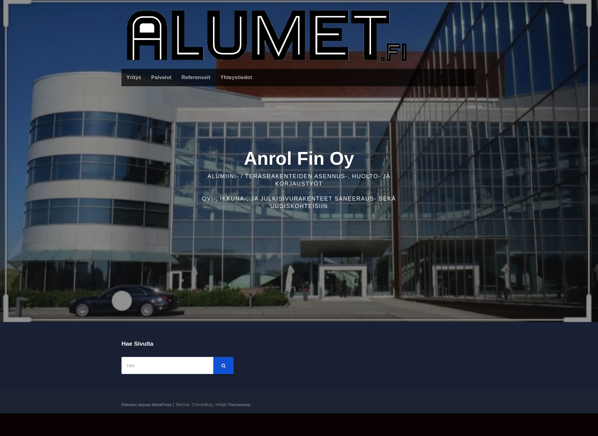 Screenshot for alumet.fi