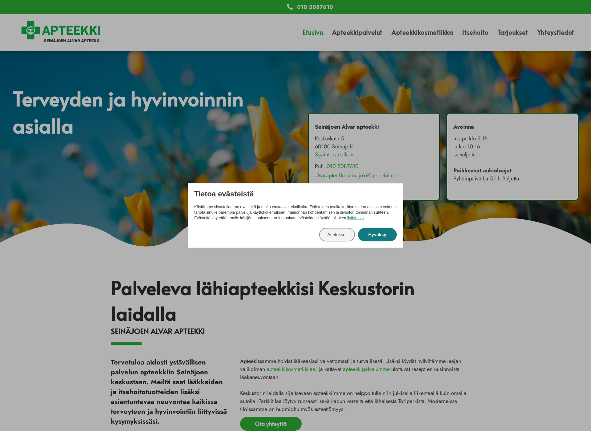 Screenshot for alvarapteekki.fi