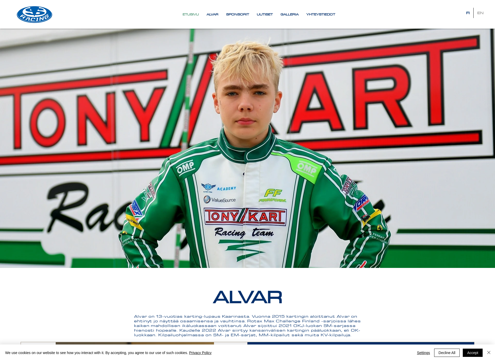 Screenshot for alvarsiimesvaara.com