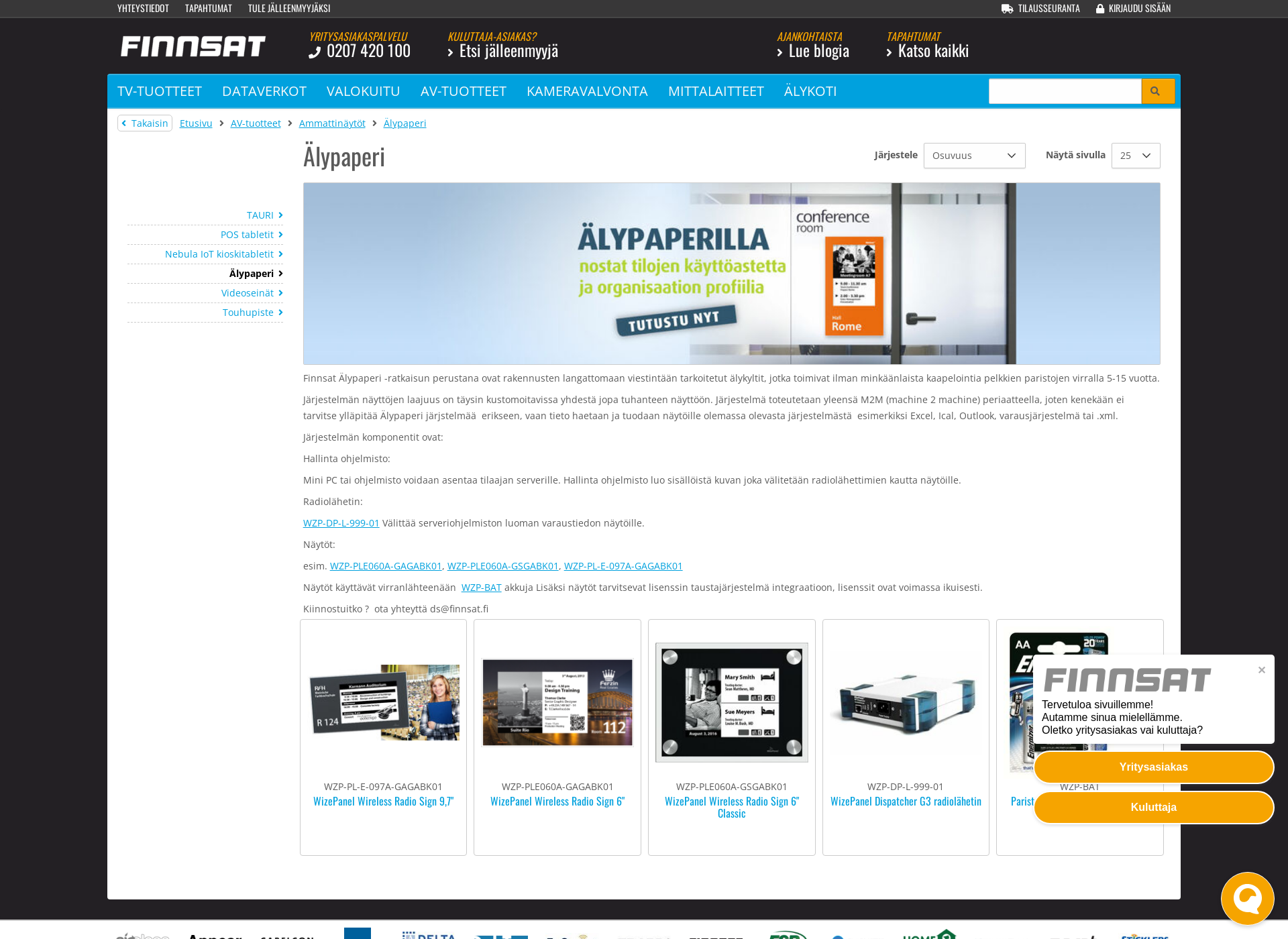 Screenshot for alypaperi.fi