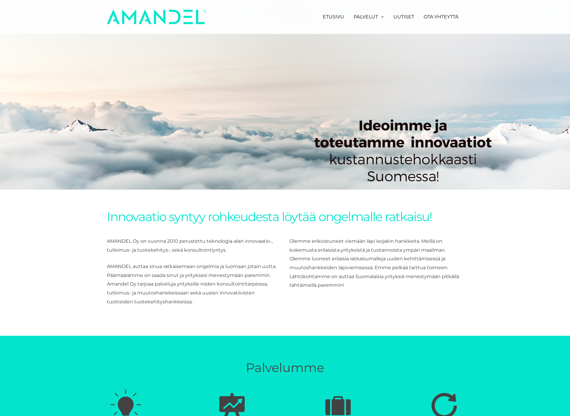 Screenshot for amandel.fi
