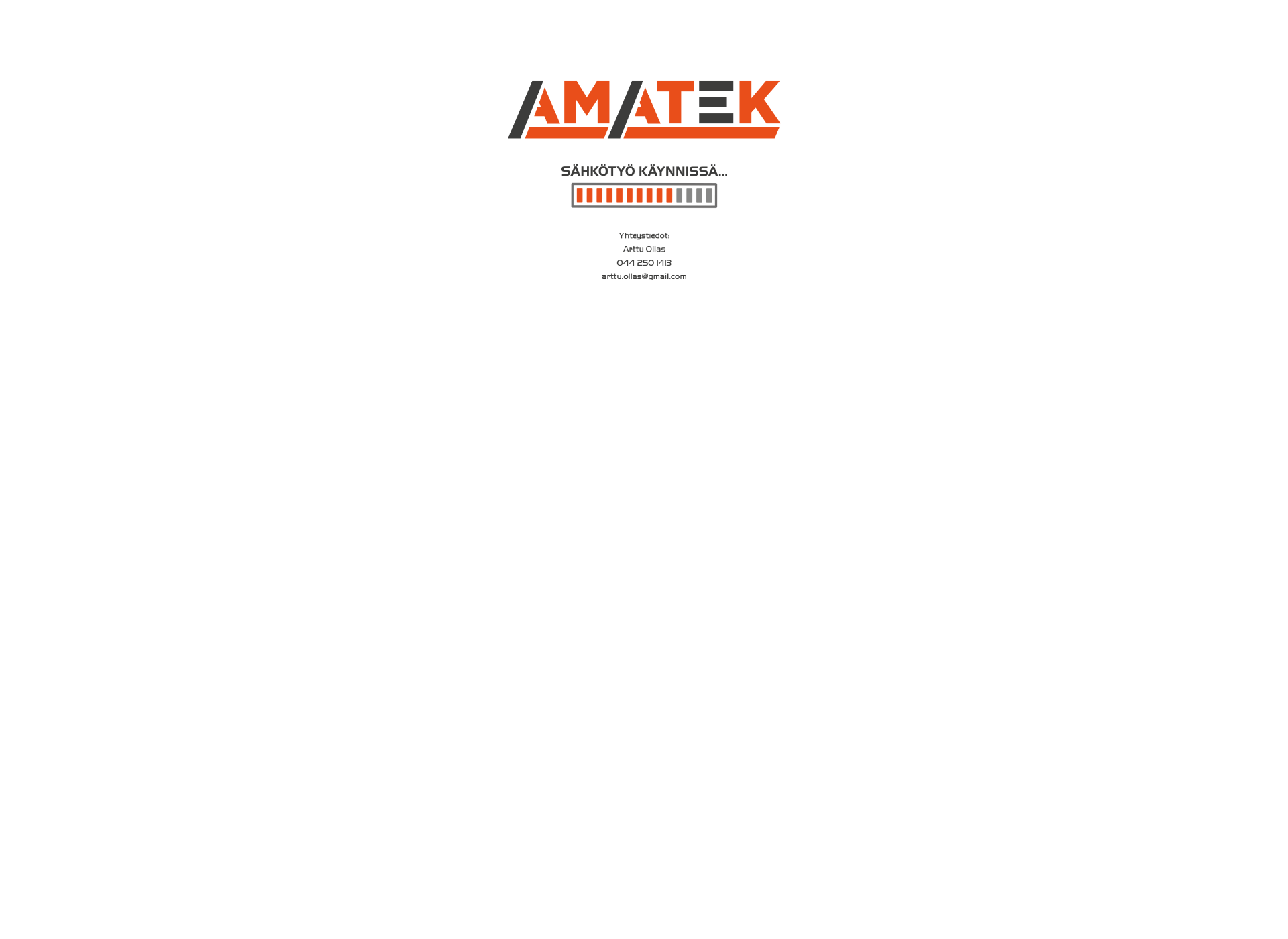 Screenshot for amatek.fi
