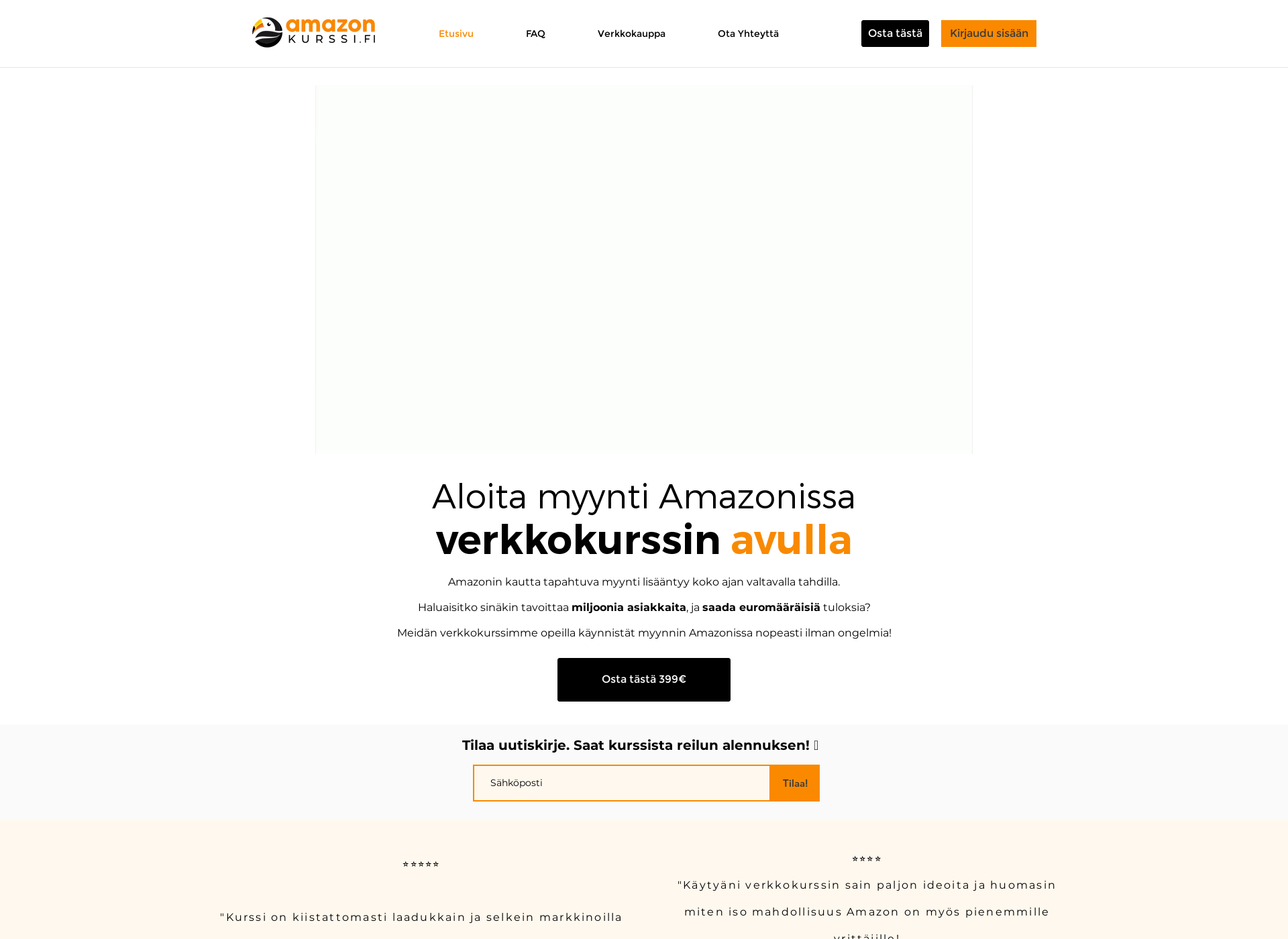 Screenshot for amazonkurssi.fi