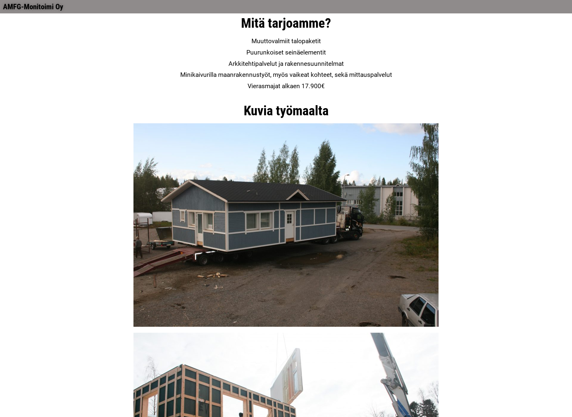 Skärmdump för amfg-monitoimi.fi