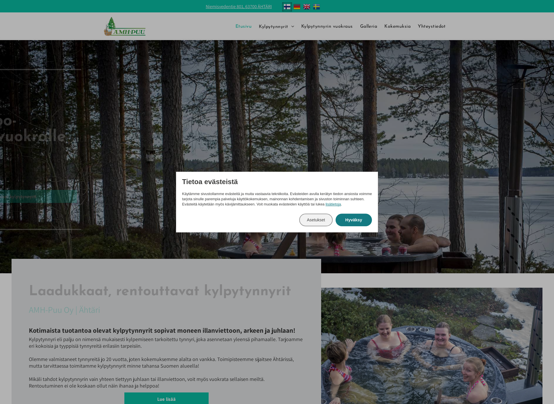 Screenshot for amhpuu.fi