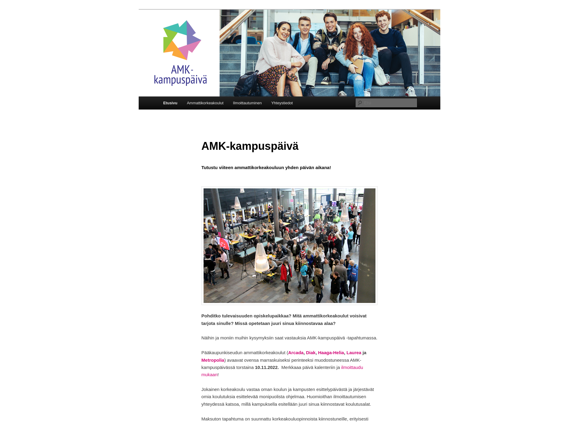 Näyttökuva amk-kampus.fi