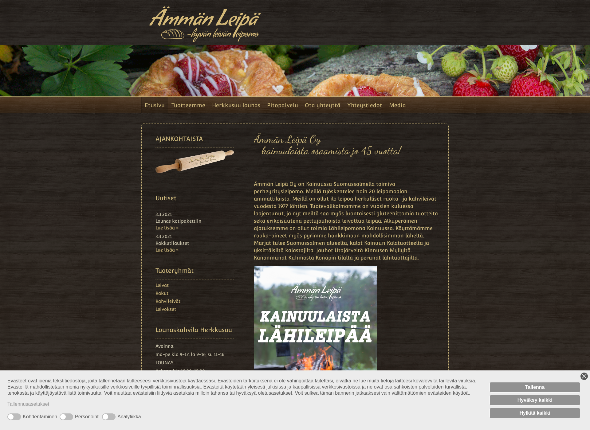 Screenshot for ammanleipa.fi