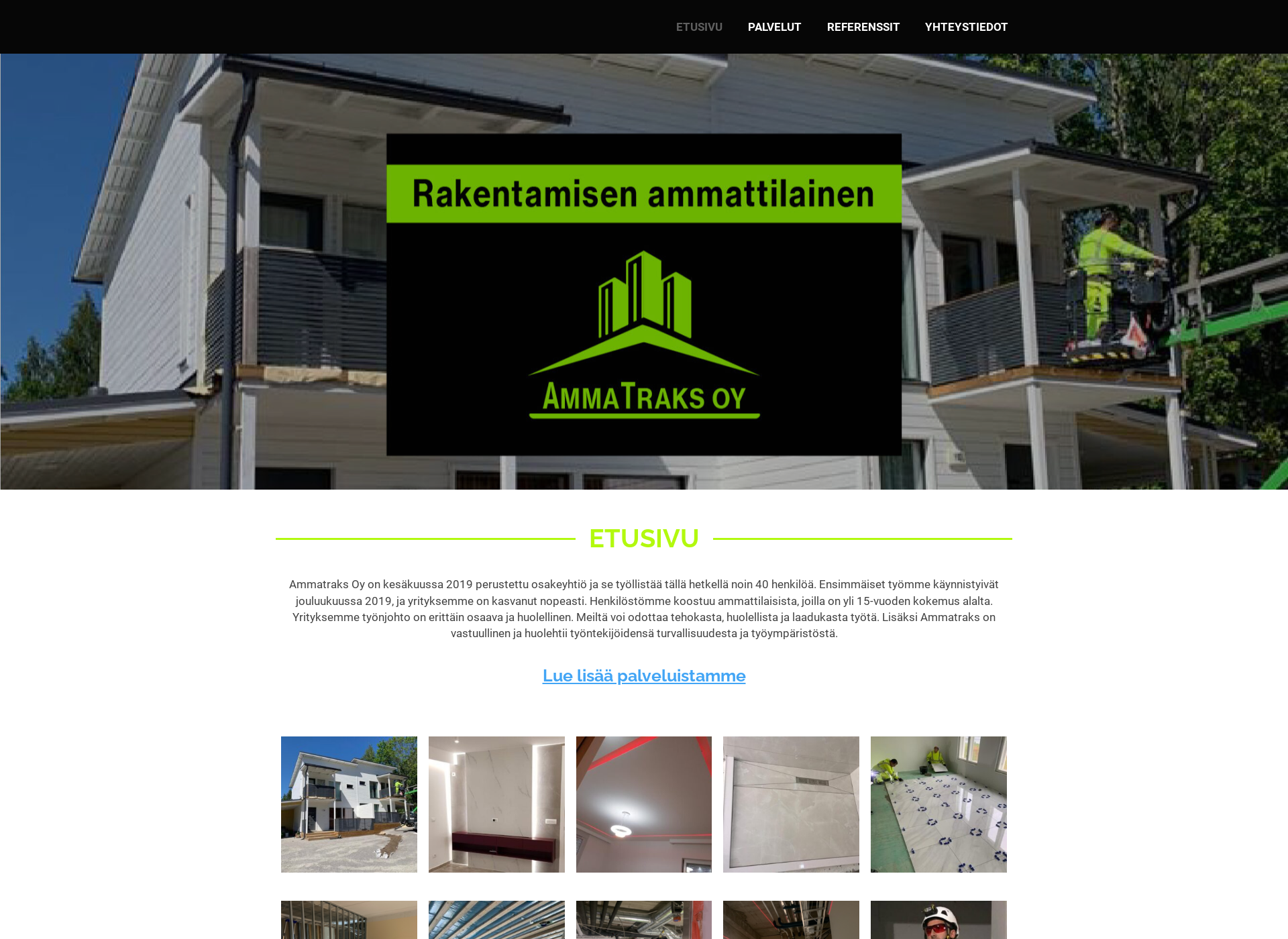 Screenshot for ammatraks.fi