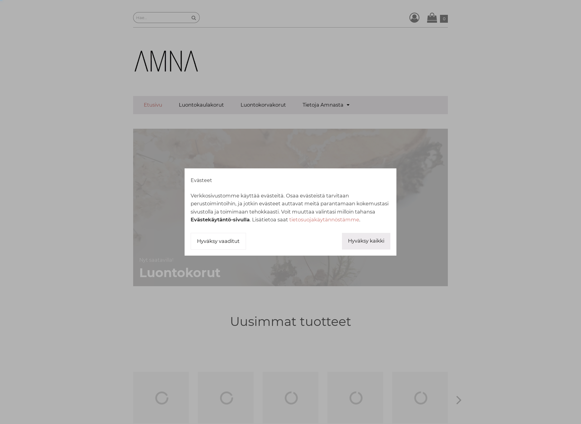 Screenshot for amna.fi