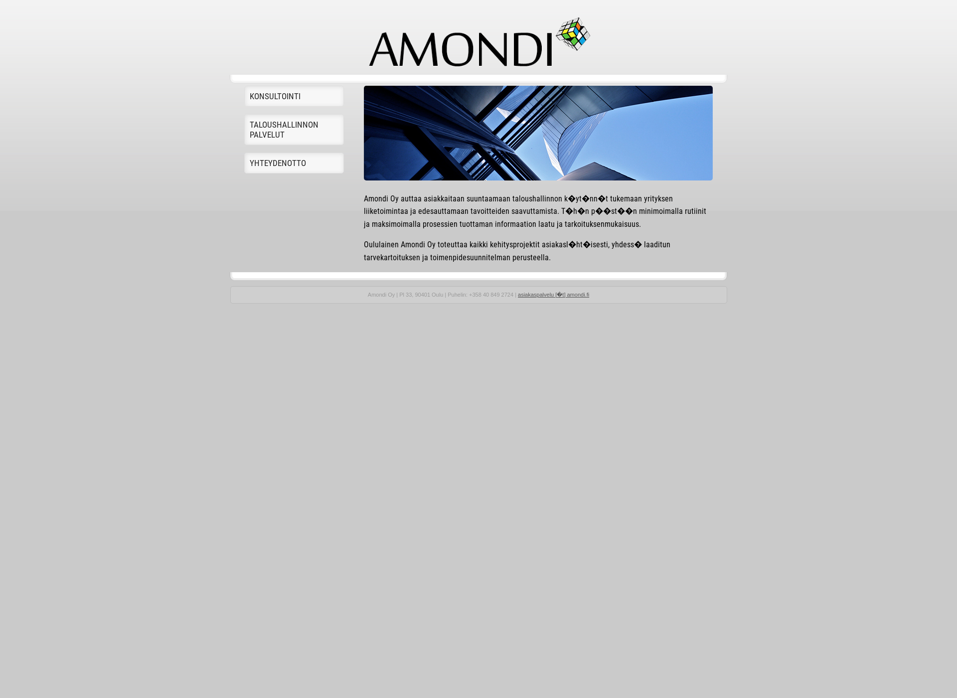 Screenshot for amondi.fi