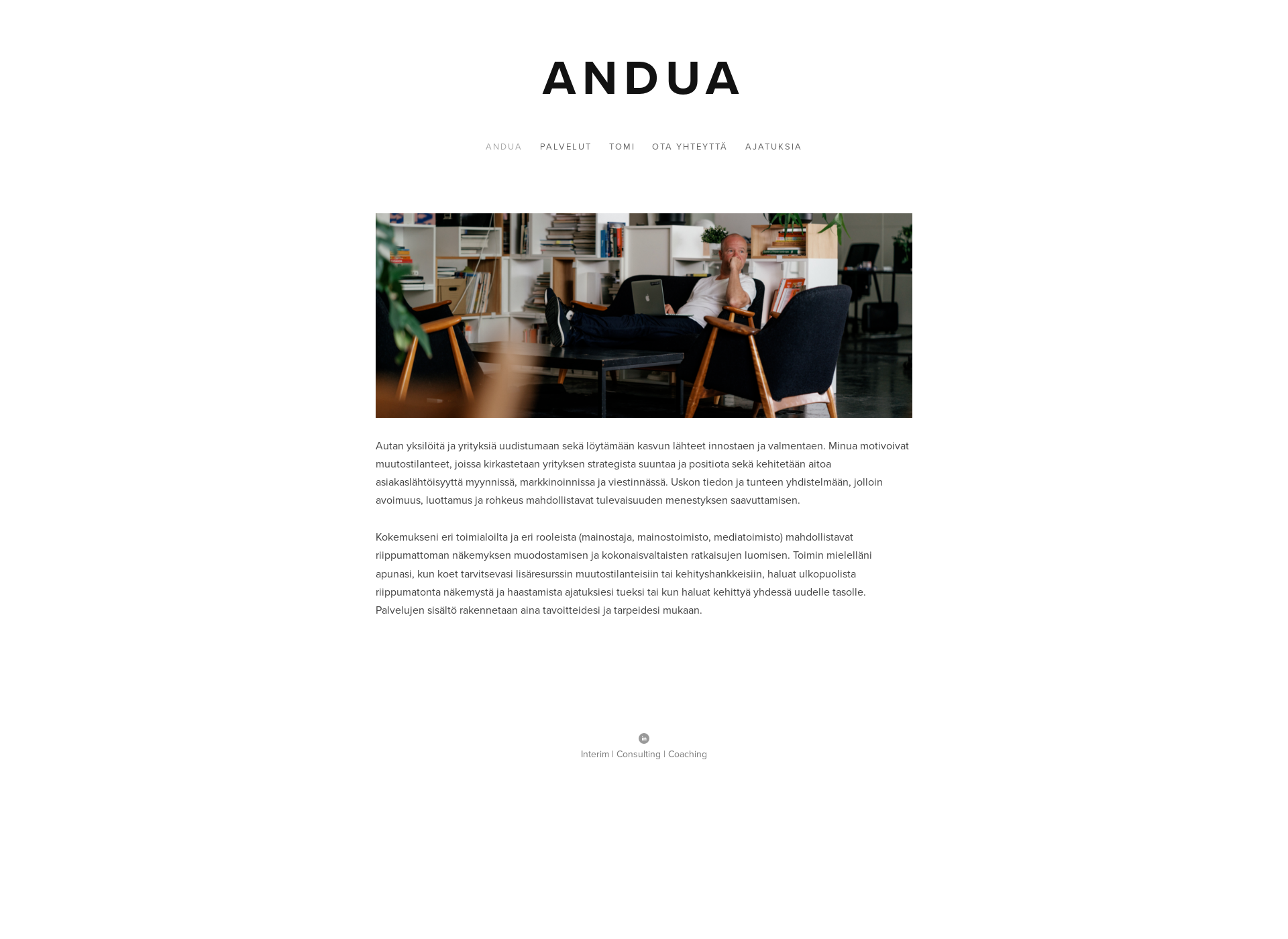 Screenshot for andua.org
