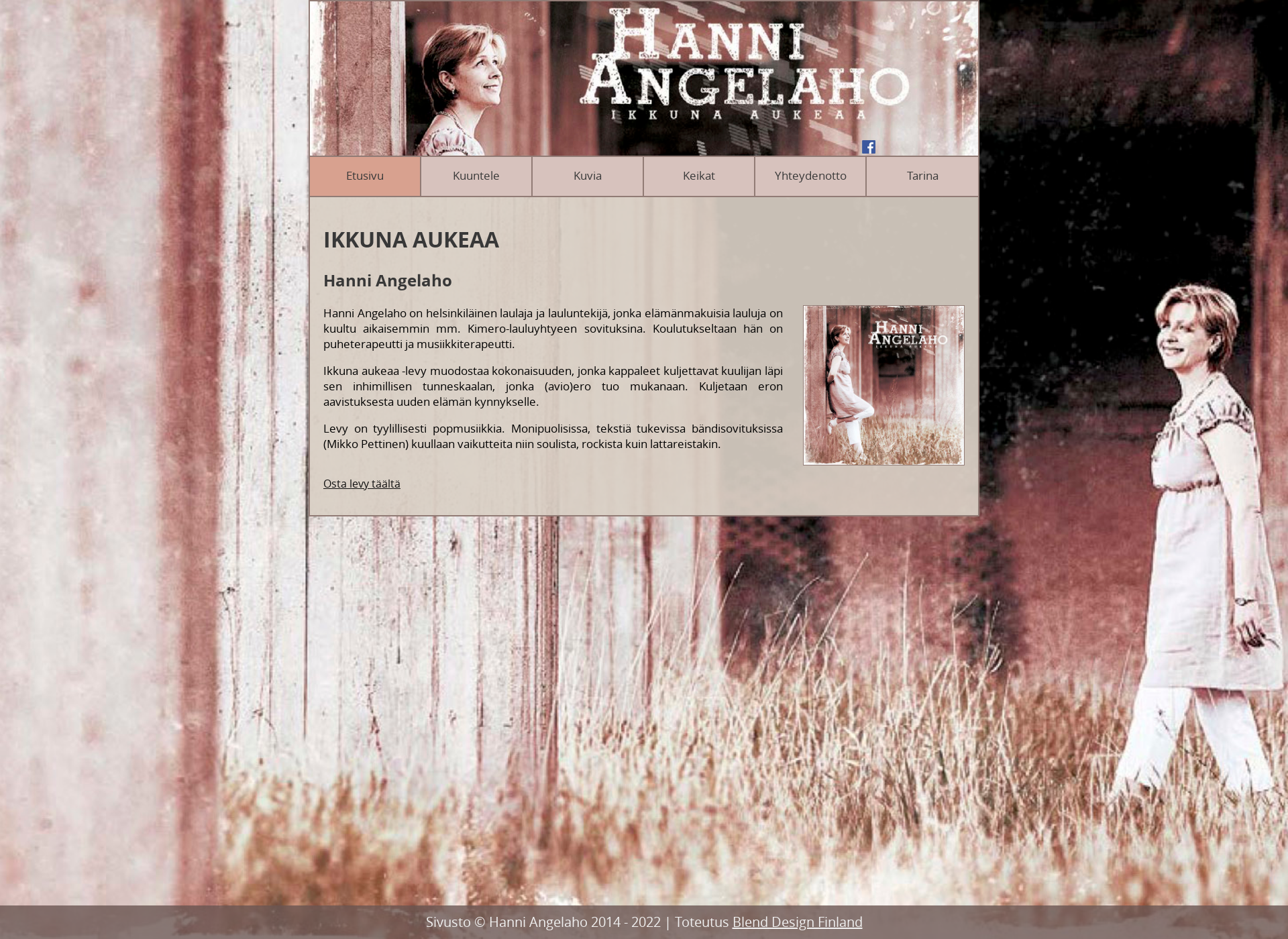 Screenshot for angelaho.fi