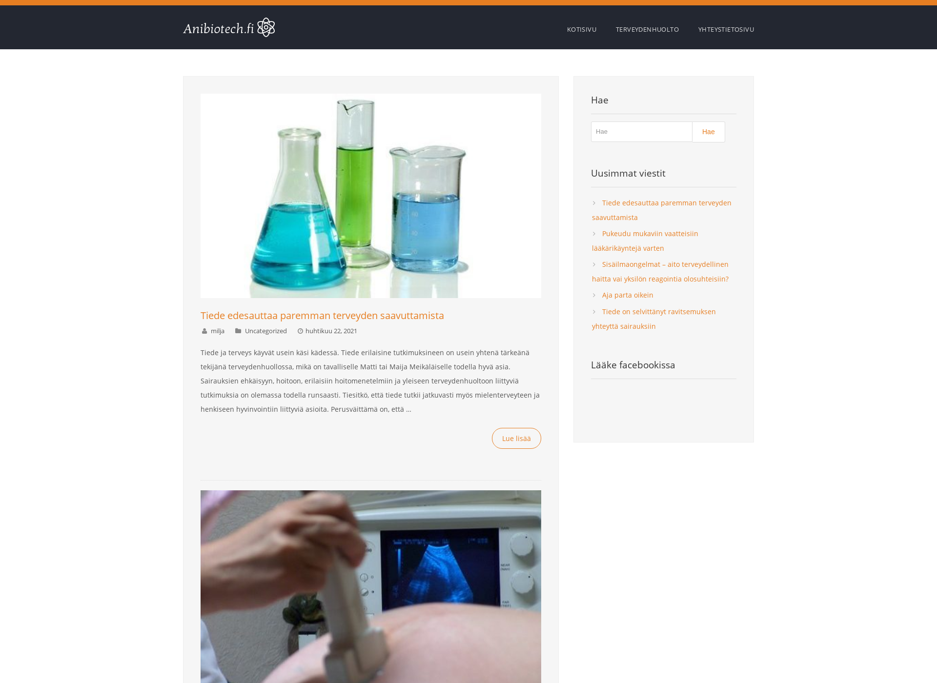 Screenshot for anibiotech.fi