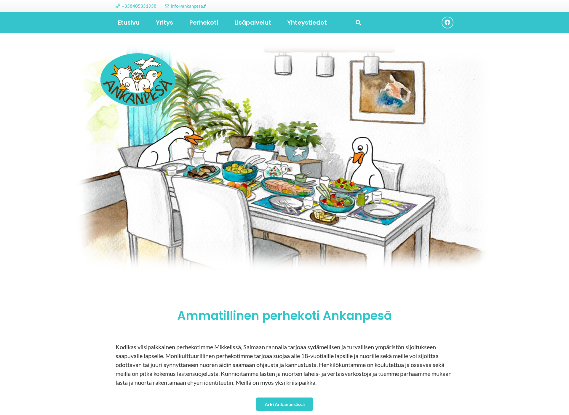 Screenshot for ankanpesa.fi