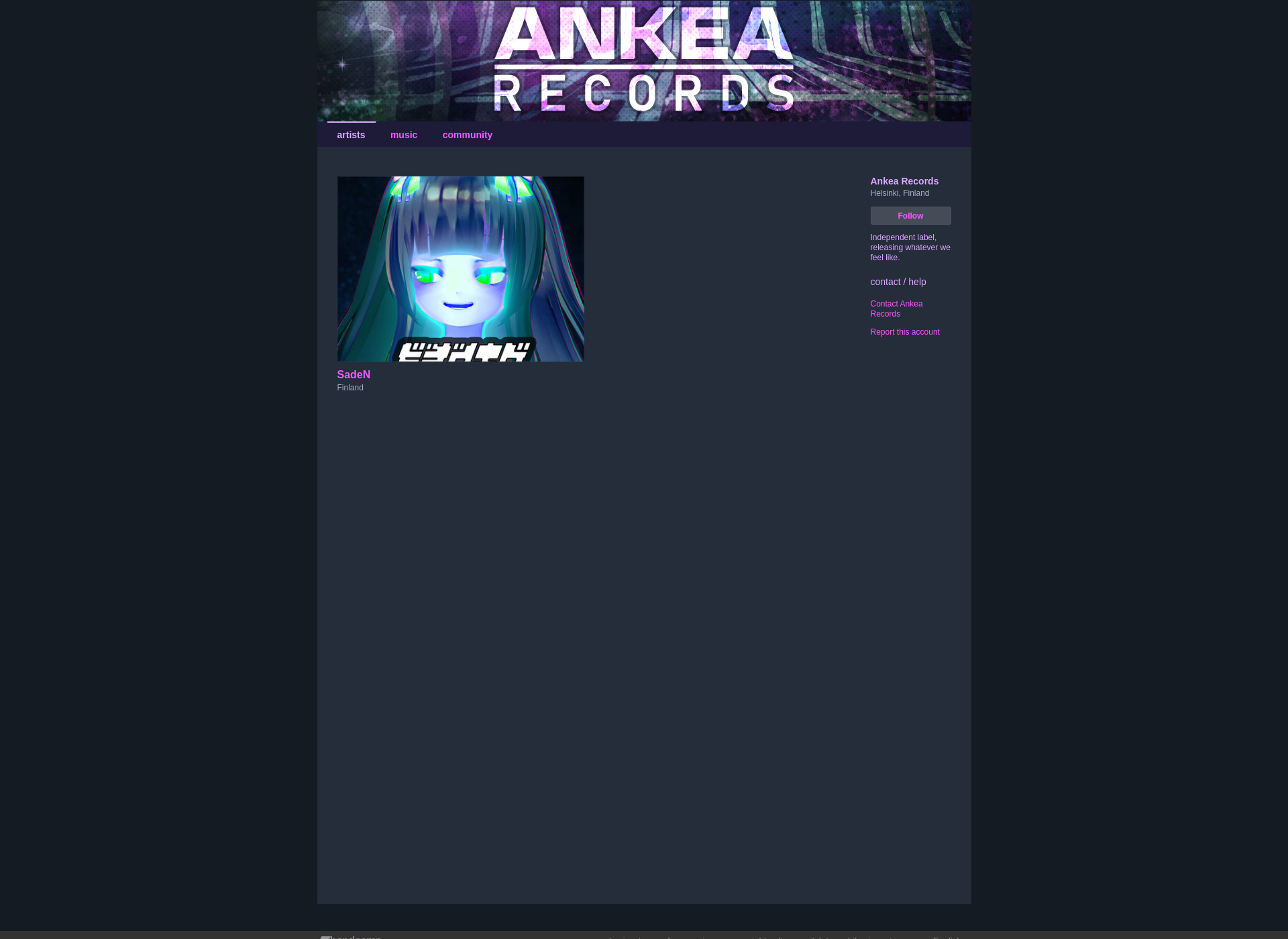 Screenshot for ankearecords.fi