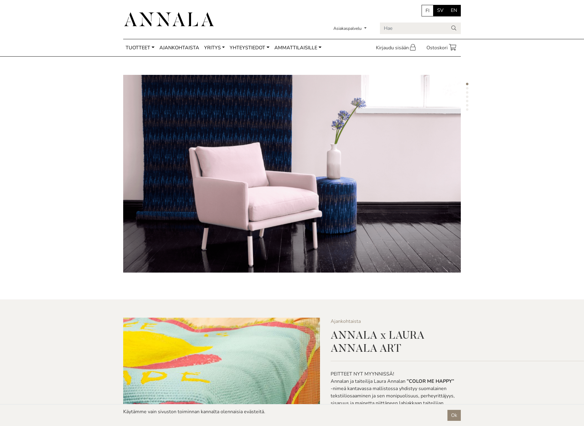 Screenshot for annala.fi
