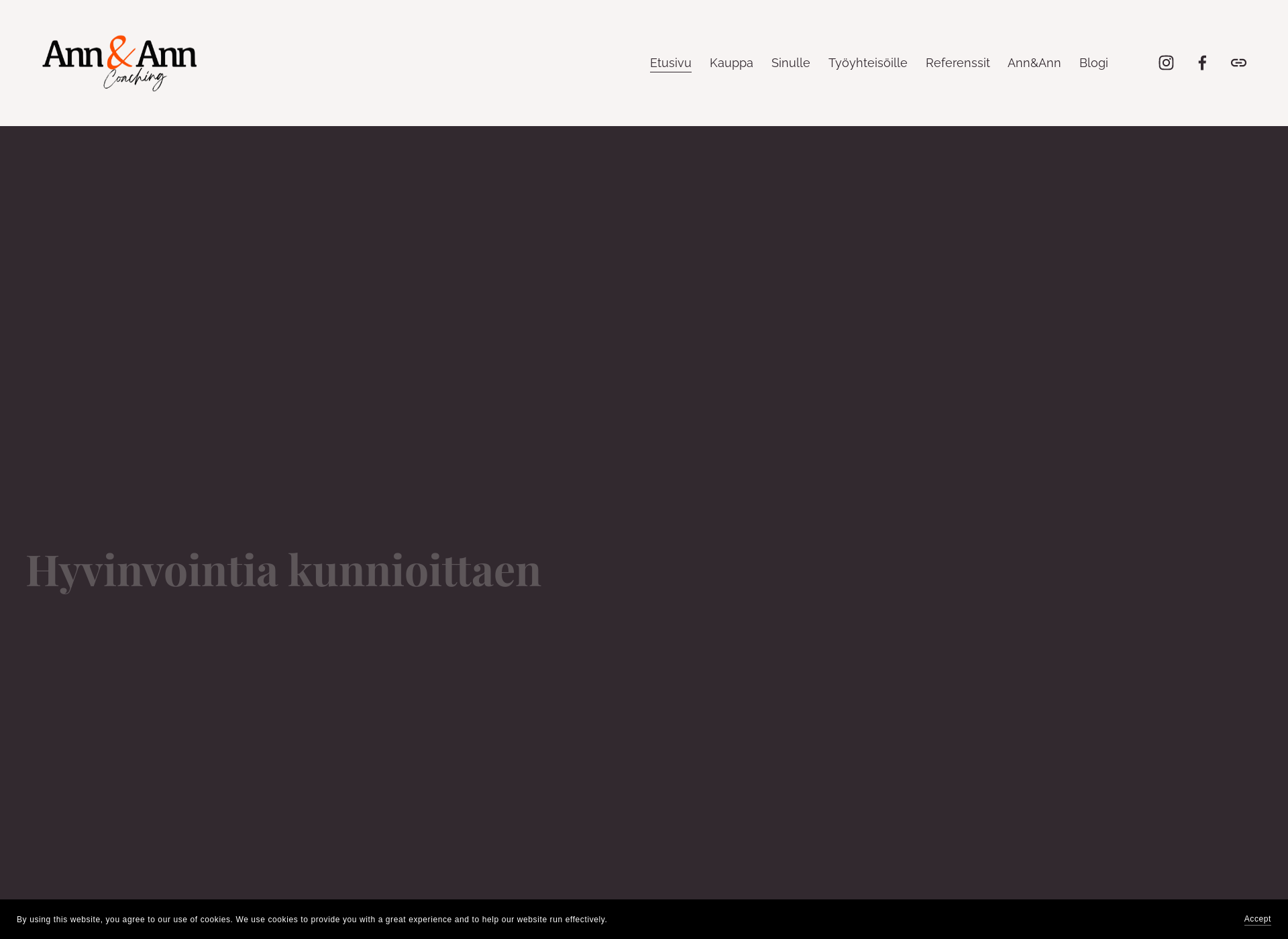 Screenshot for annann.fi