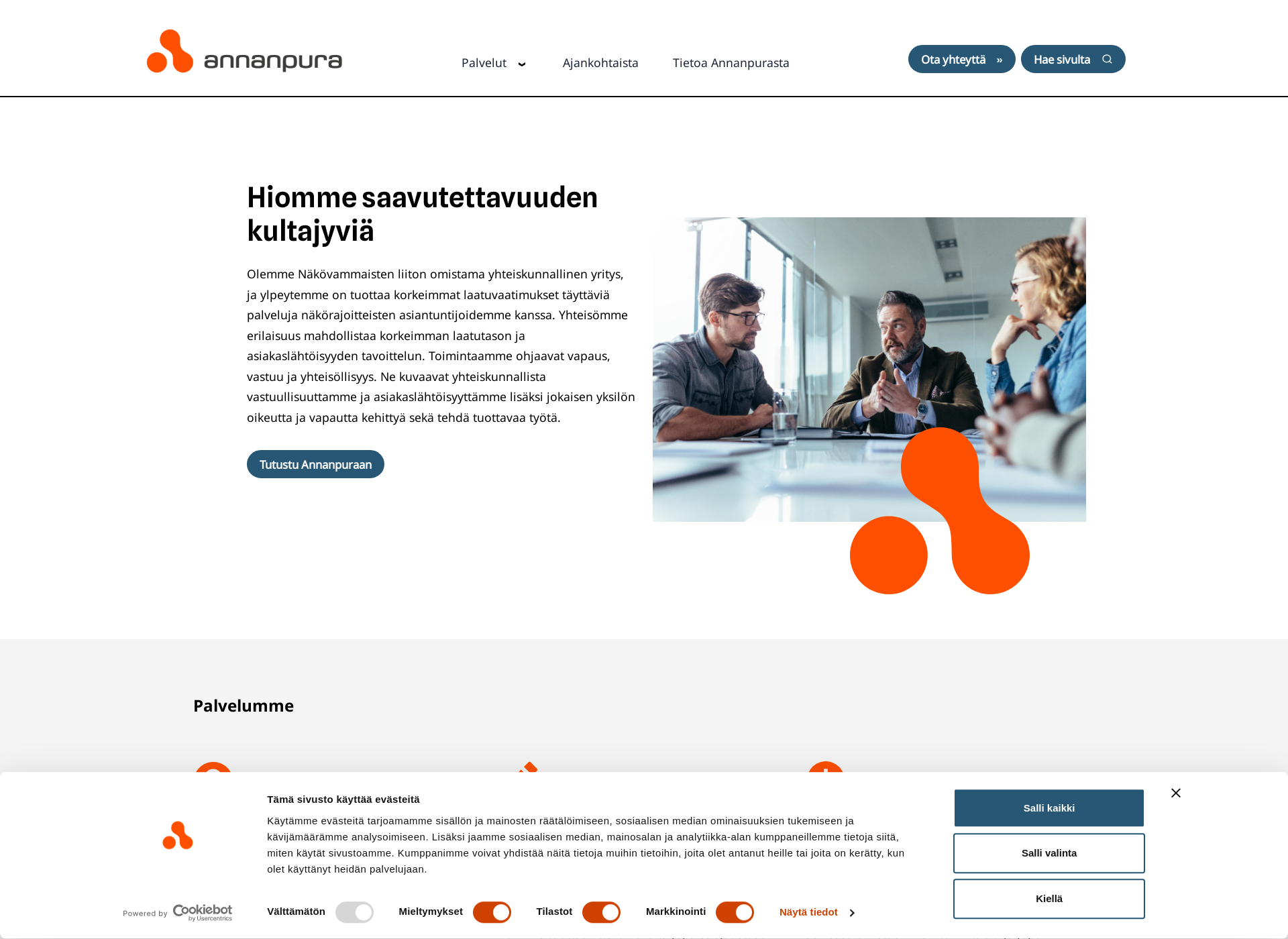 Screenshot for annanpura.fi