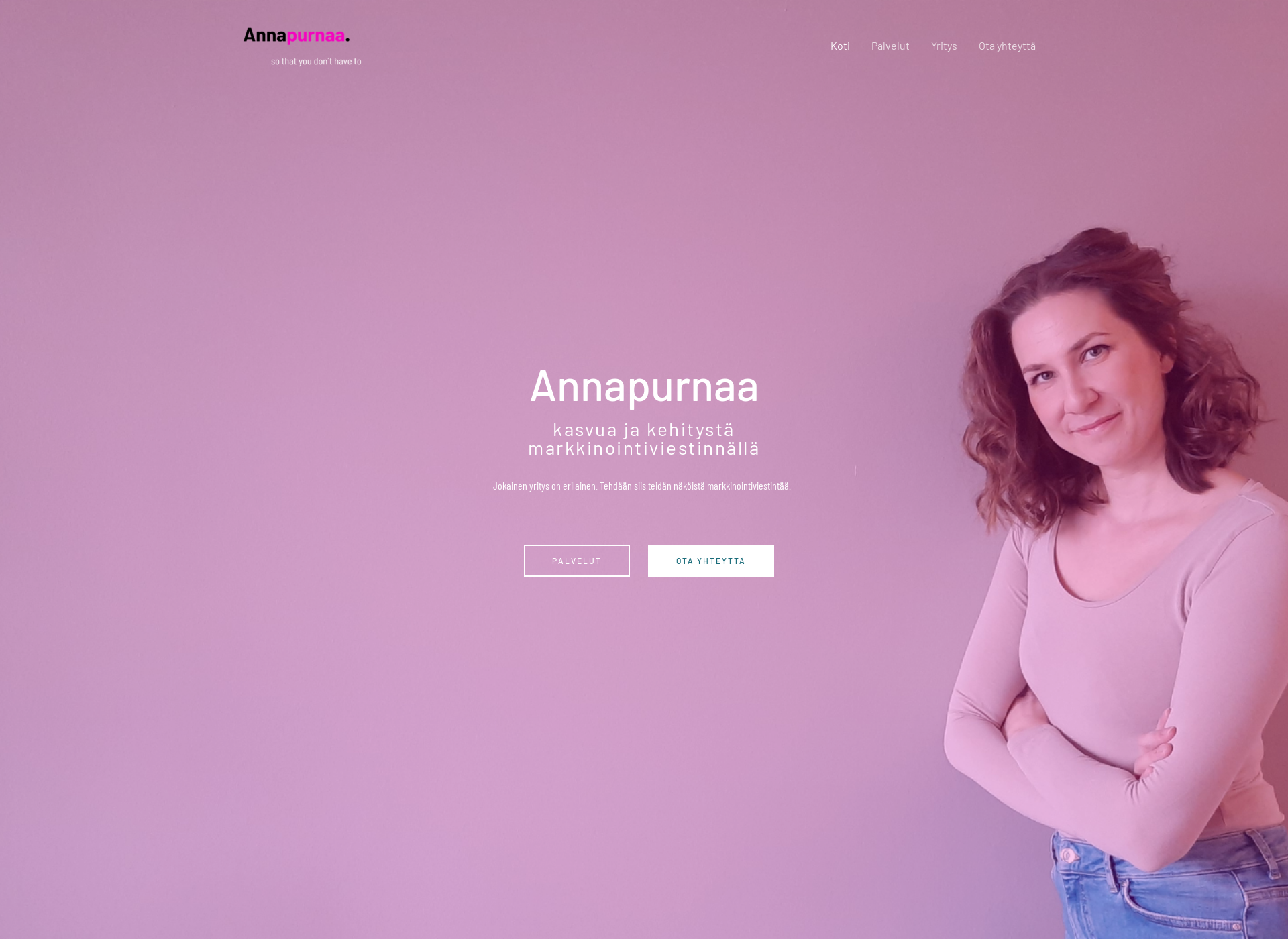 Screenshot for annapurnaa.fi
