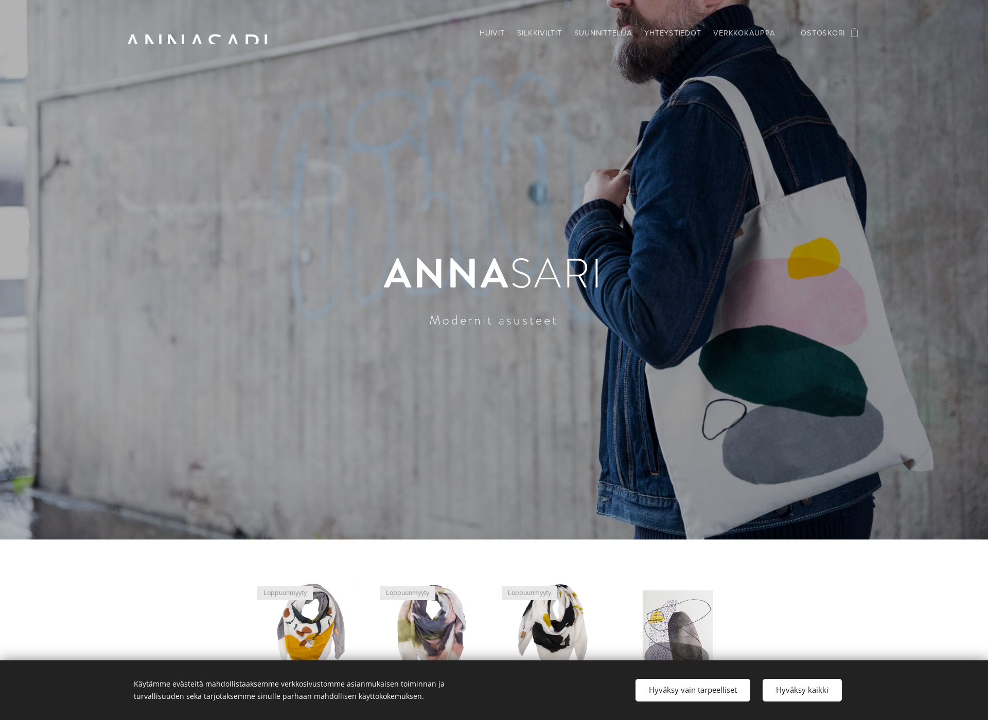 Screenshot for annasari.fi