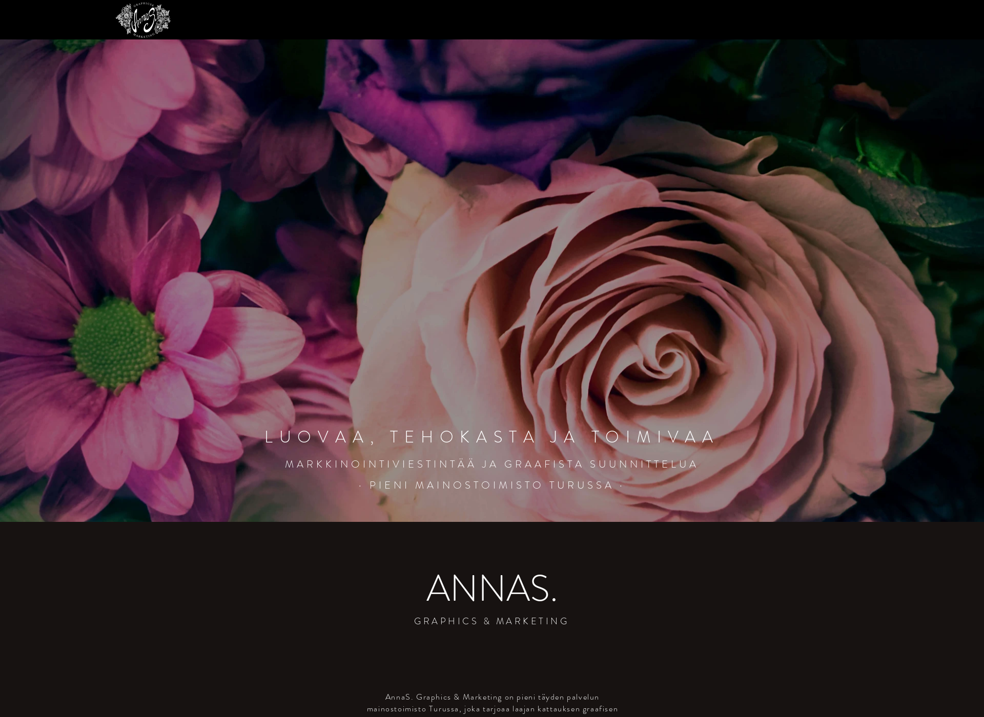 Screenshot for annasarjomaa.fi