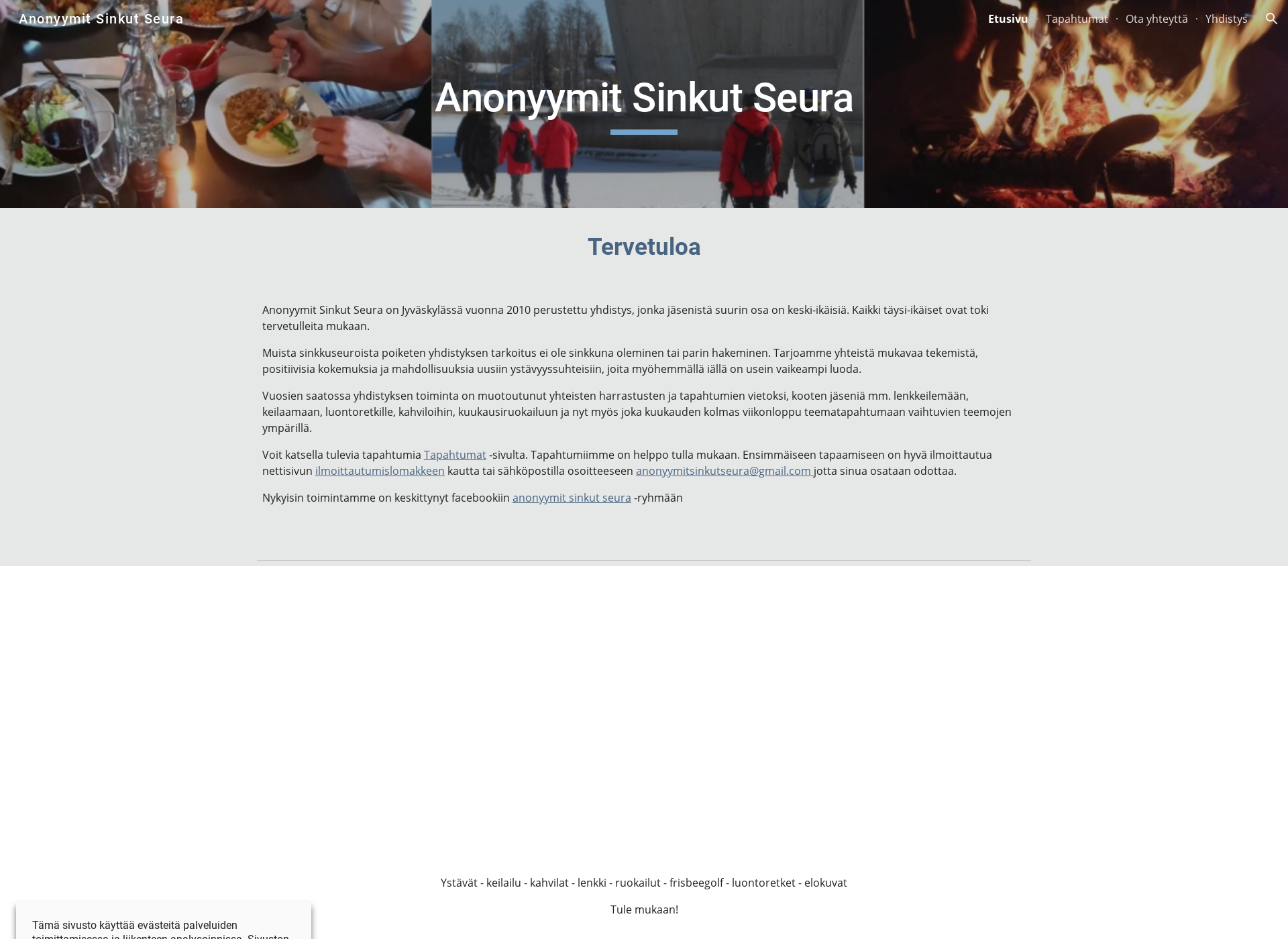Screenshot for anonyymitsinkutseura.fi