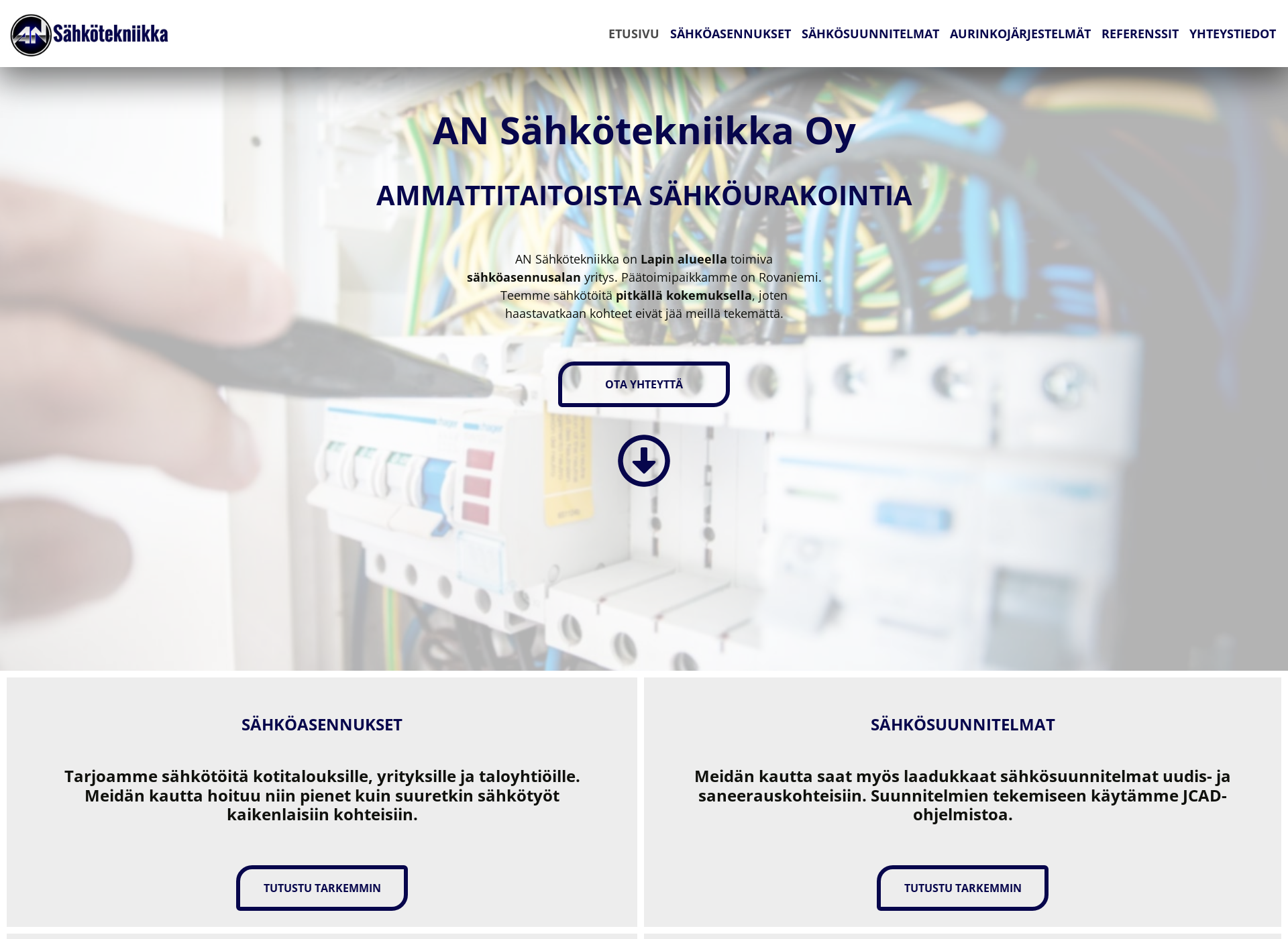 Screenshot for ansahkotekniikka.fi