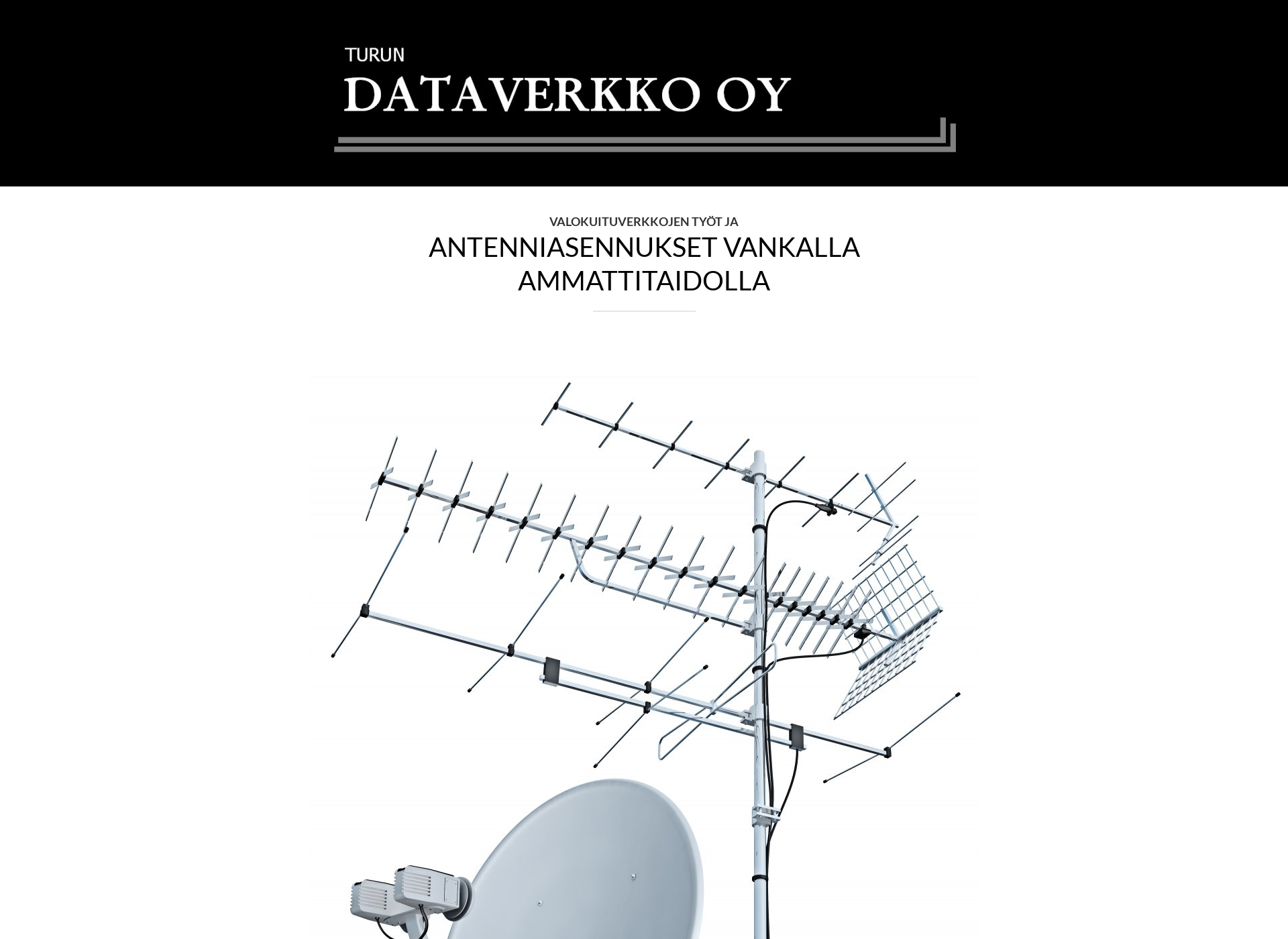 Skärmdump för antenniasennus-turku.fi