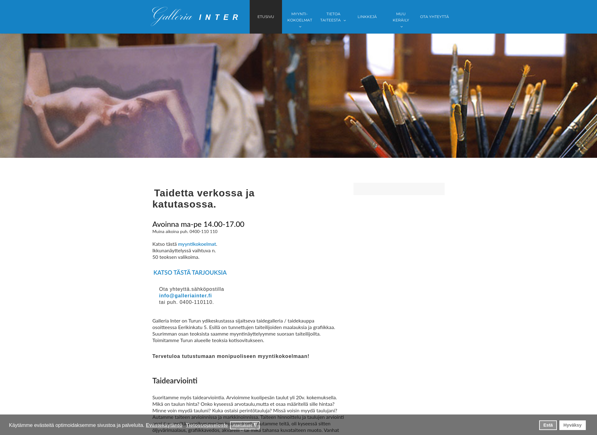 Screenshot for antiikkilinkki.fi