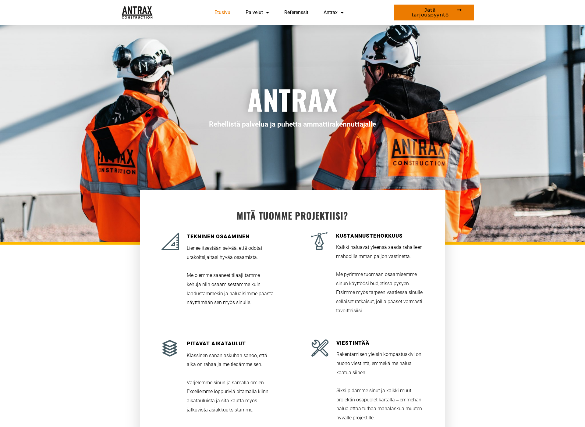 Screenshot for antrax.fi