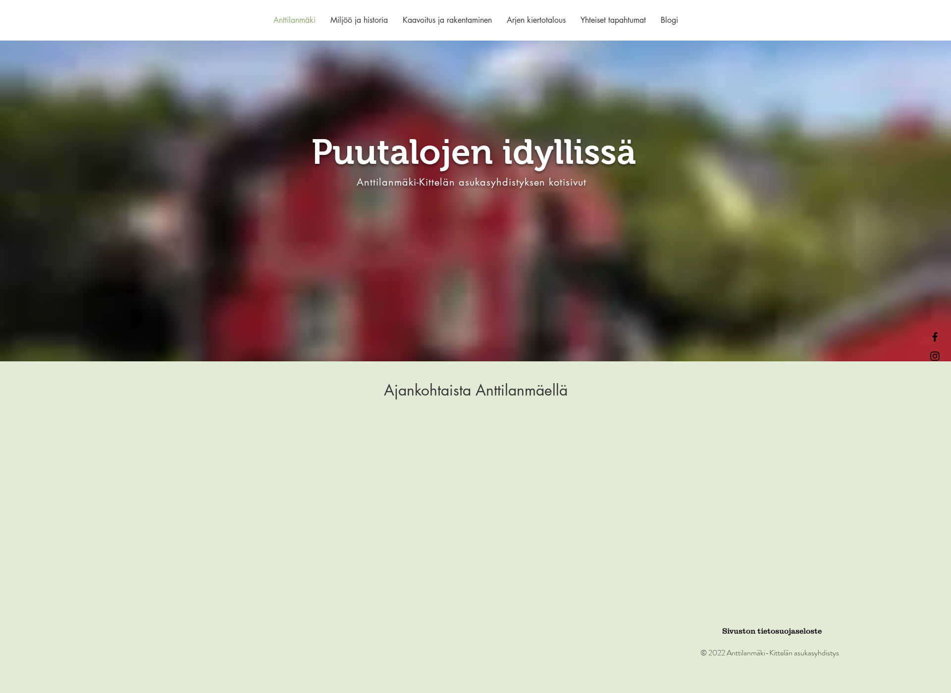 Screenshot for anttilanmaki.fi
